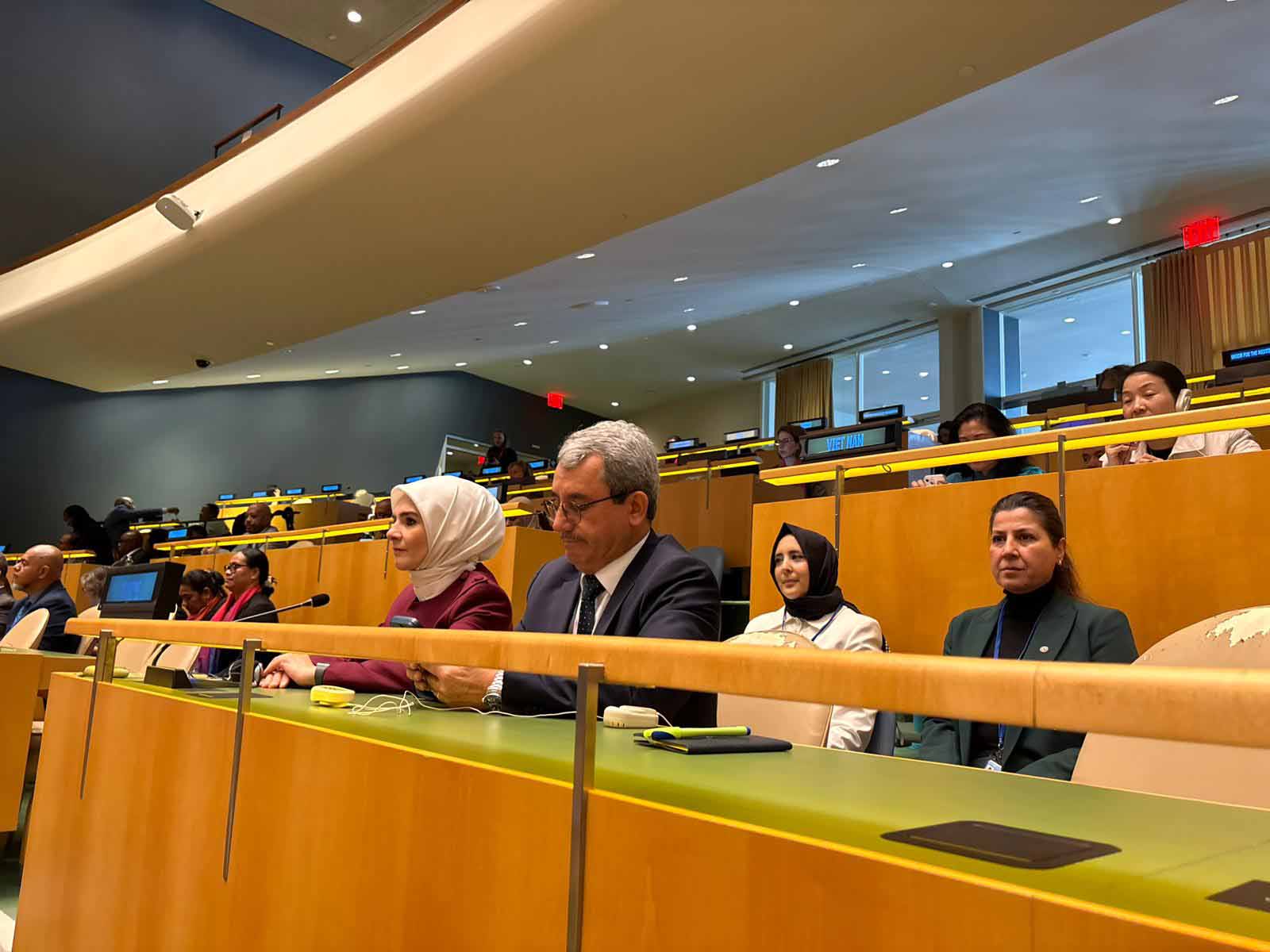 Bakan Göktaş BM delegeleri ile