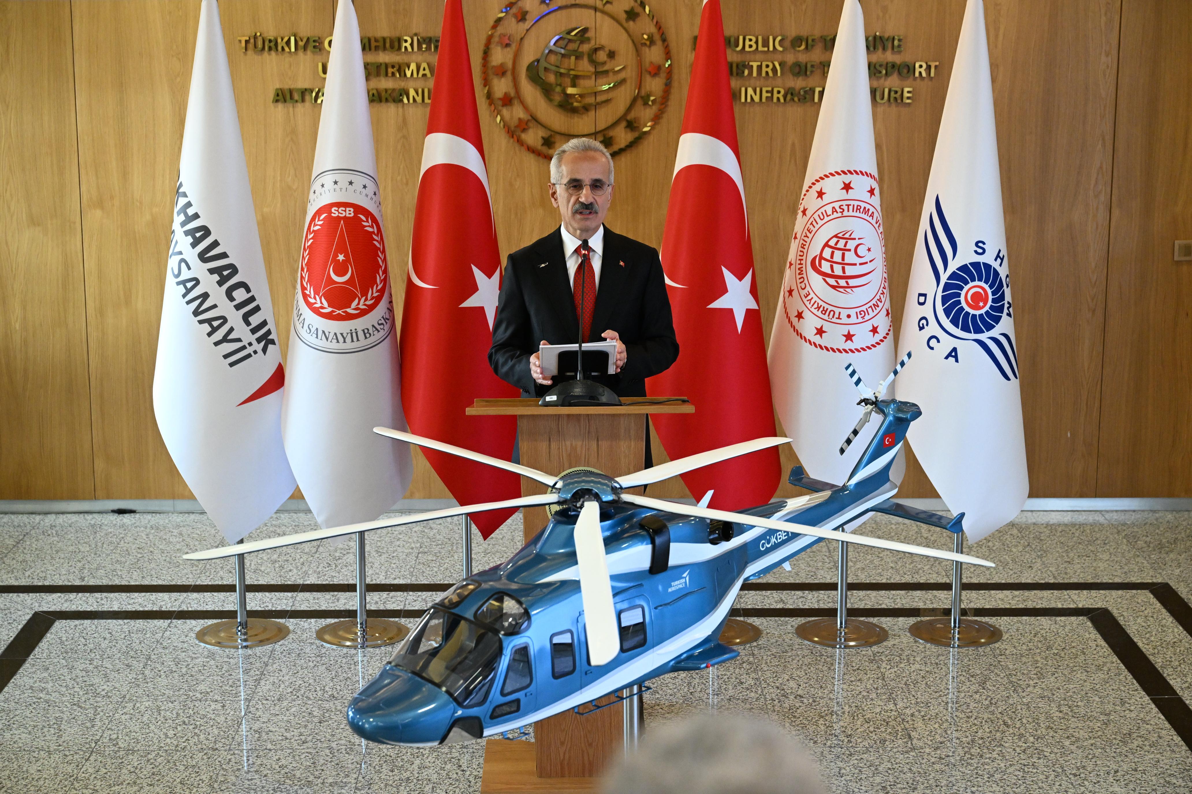 Gökbey Helikopteri TİP Sertifikası Töreni