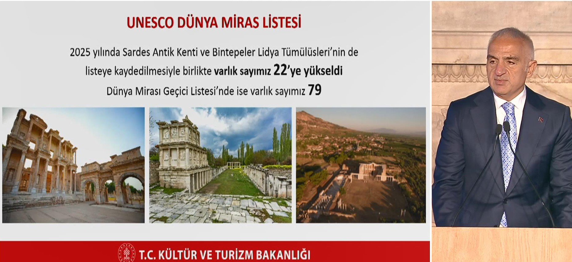 Kültür ve Turizm Bakanı Mehmet Nuri Ersoy