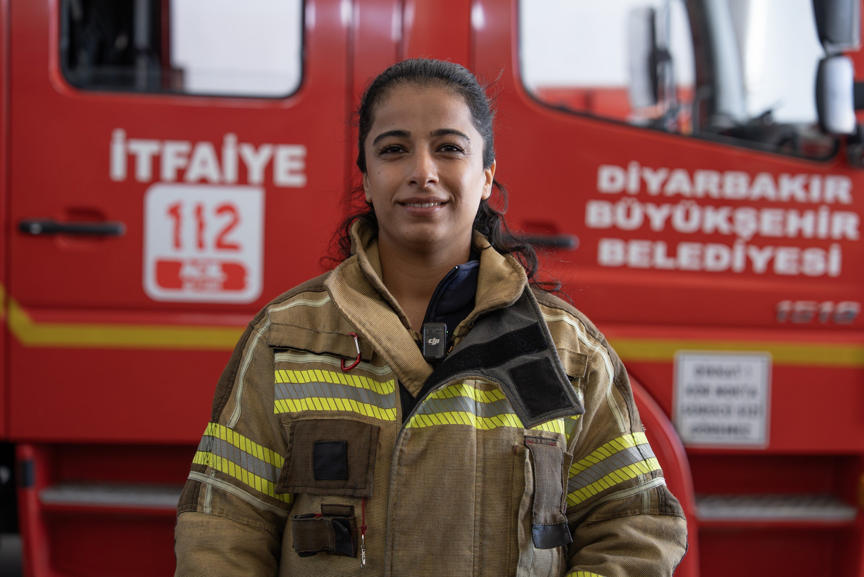 Diyarbakır kadın itfaiyecileri eğitim çalışması