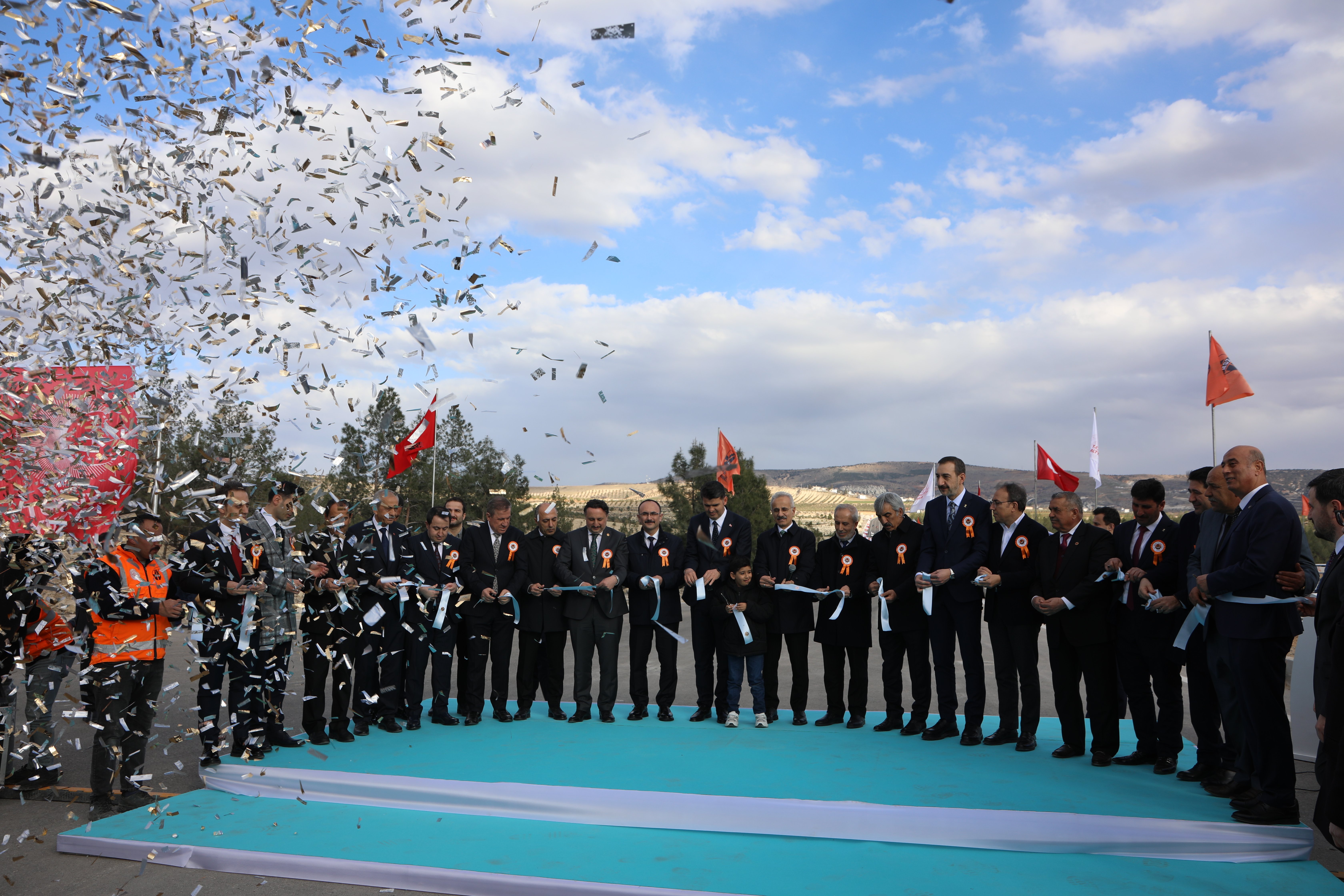 Musabeyli yolu açılışı