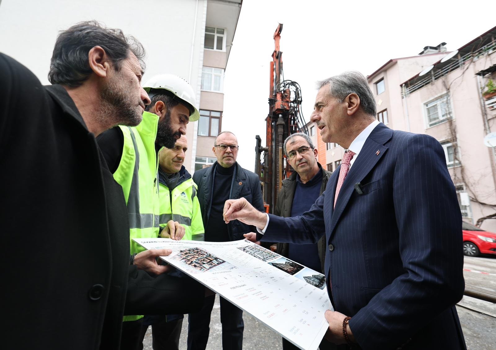 Sakarya Büyükşehir Belediyesi kentsel dönüşüm ekibi