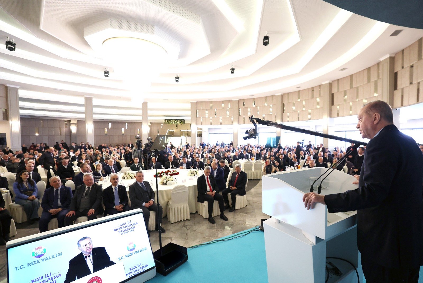 Cumhurbaşkanı Erdoğan Rizede Bayramlaşma