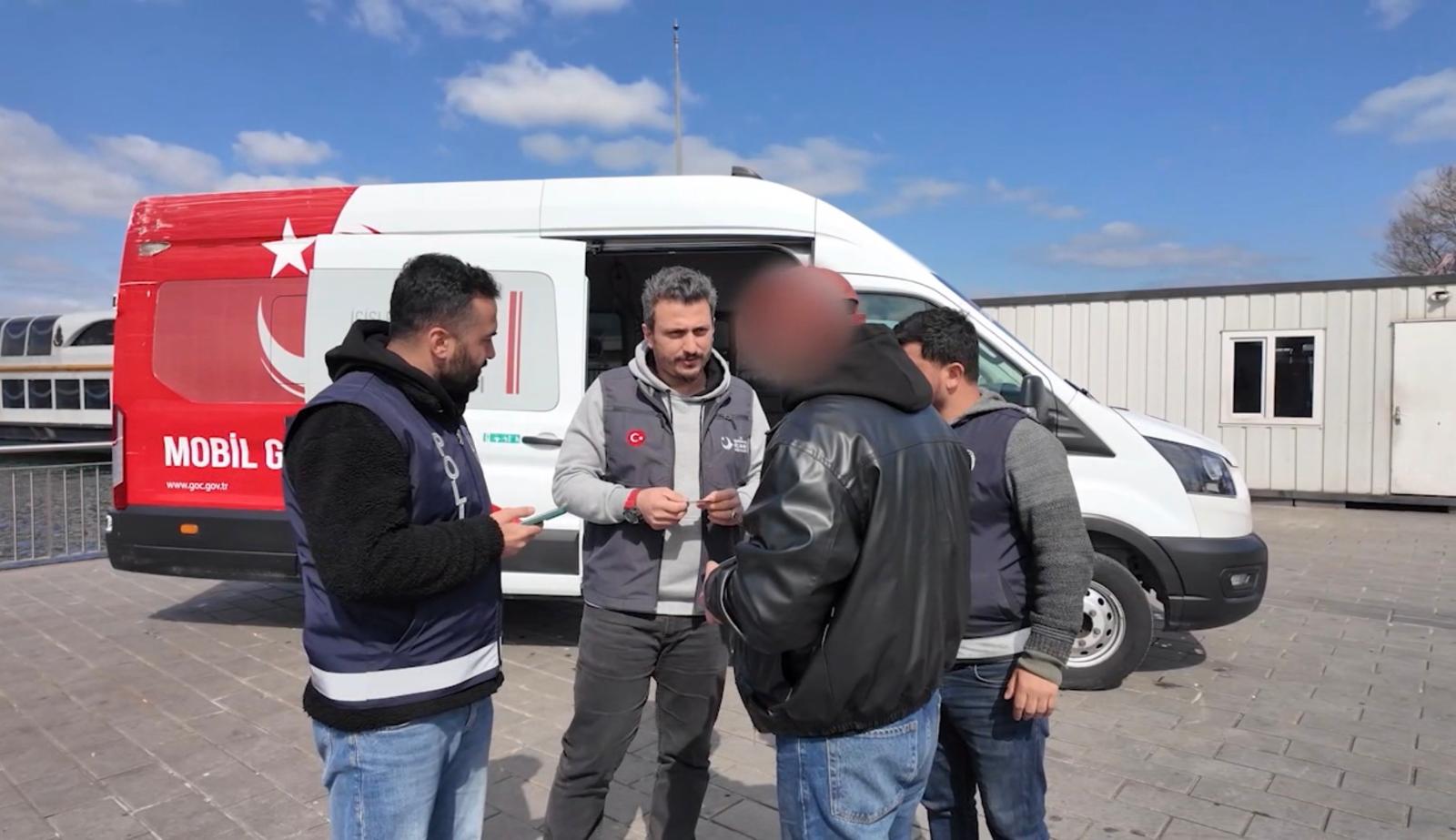 İçişleri Bakanlığı Göç İdaresi mobil araç