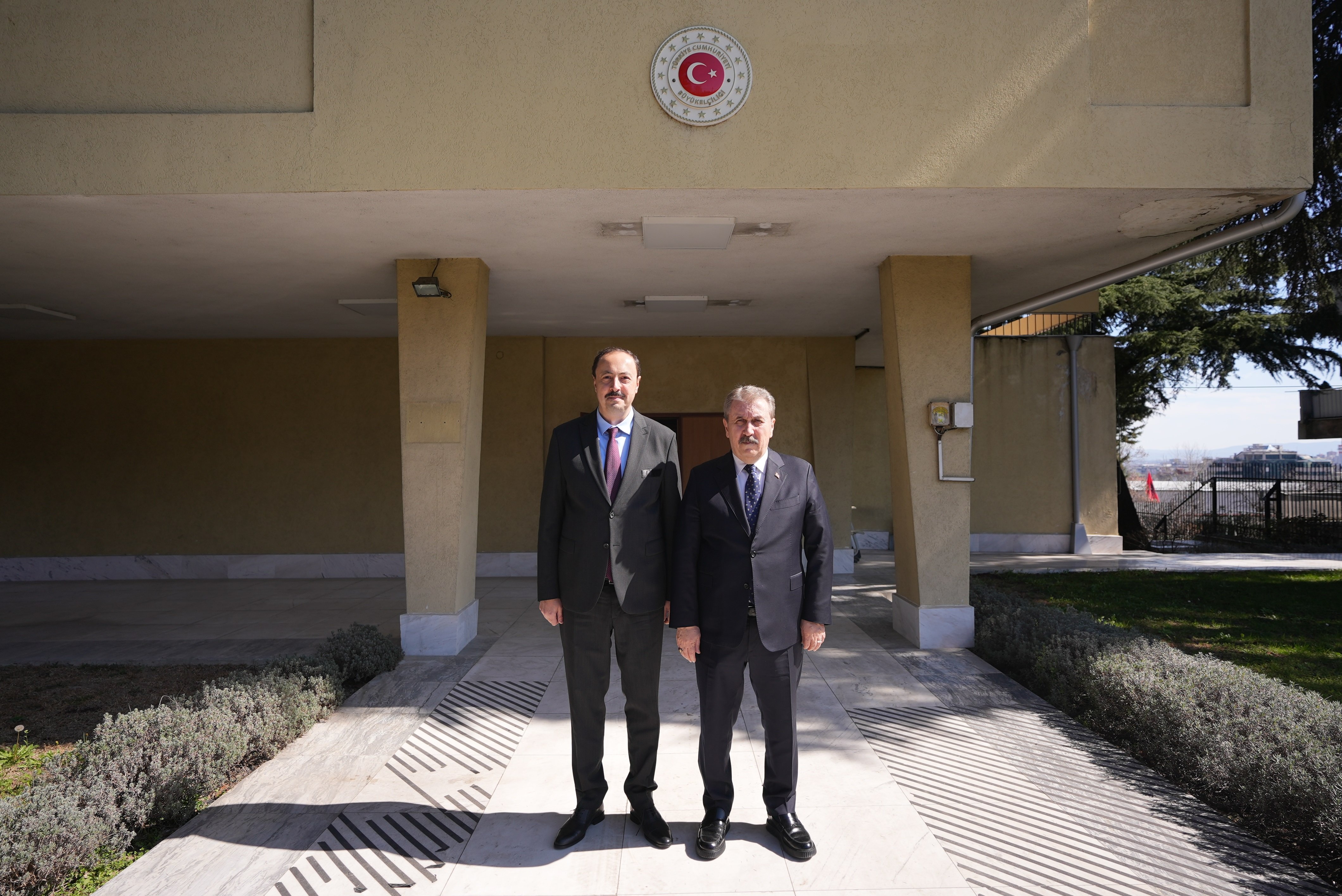 BBP Genel Başkanı Mustafa Destici Üsküp Büyükelçiliği ziyareti