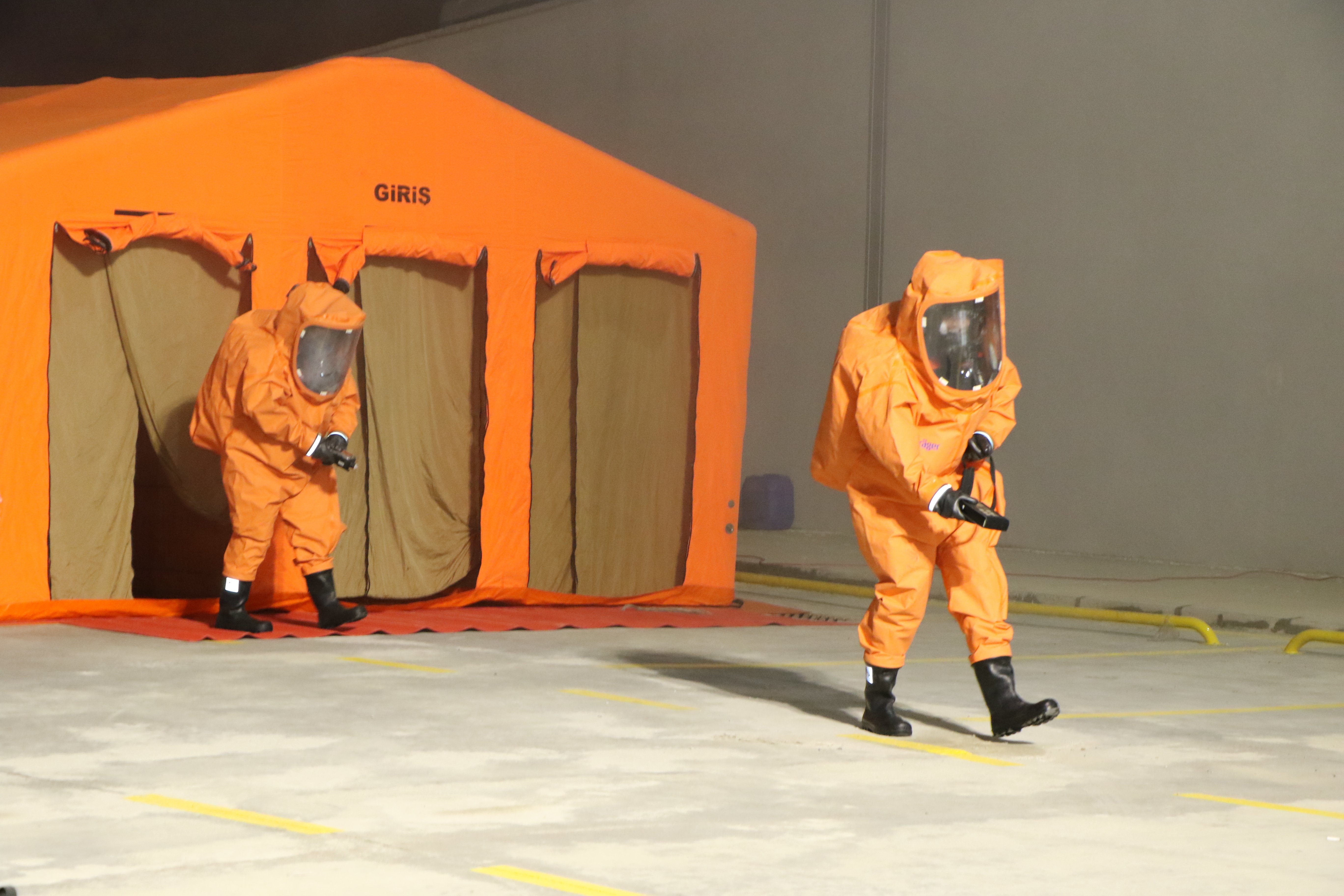 KBRN Tatbikatı Samsun AFAD Ekipleri