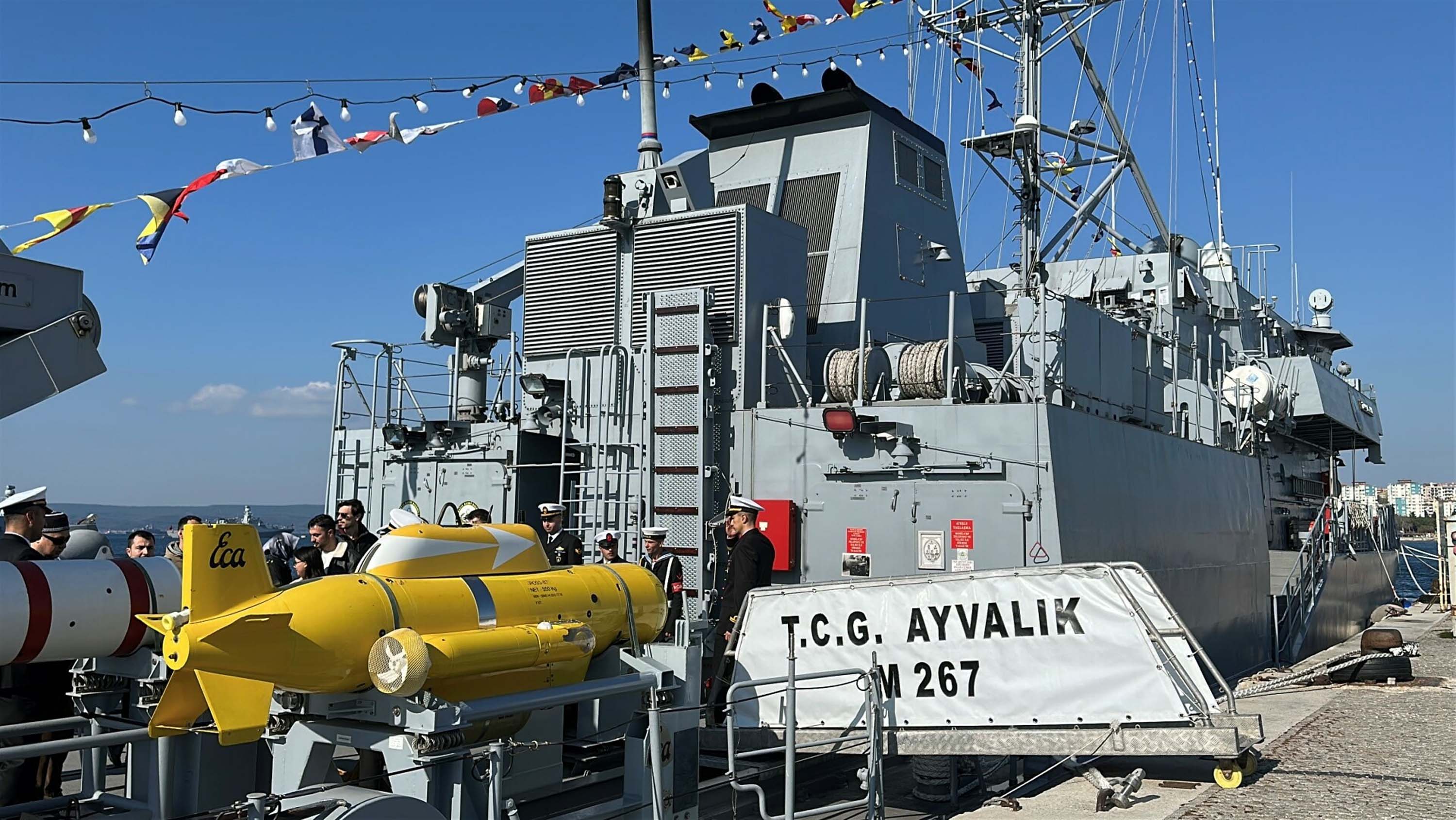 TCG Kınalıada gemisi Çanakkale