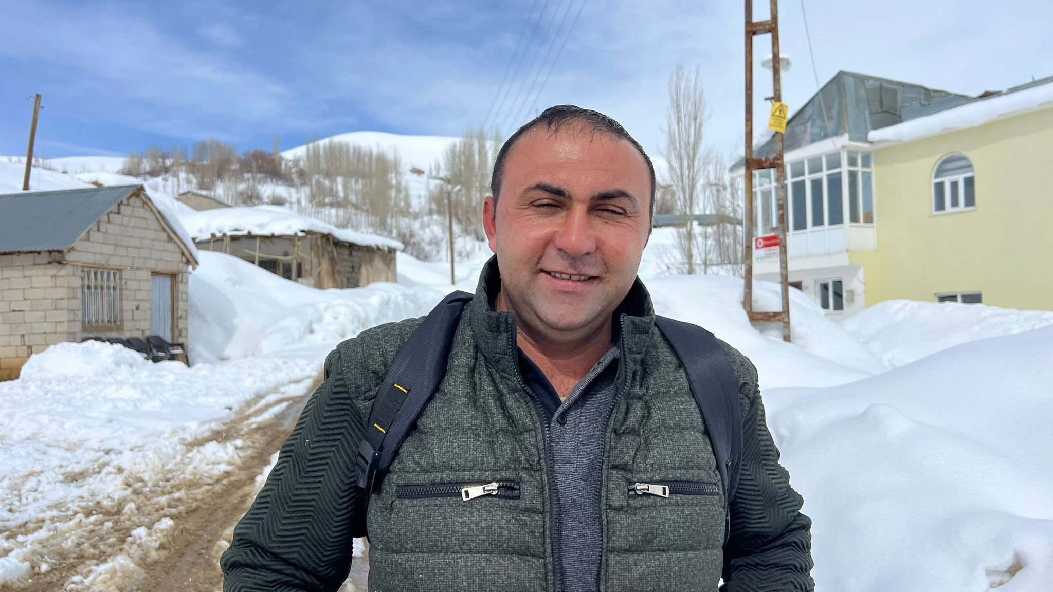 Yüksekova Yeniışık köyü kar yağışı