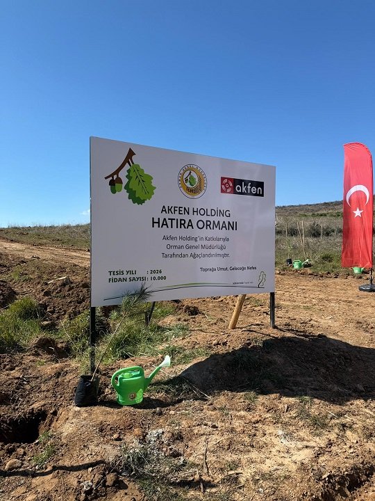Akfen Holding fidan dikim etkinliği Şarköy