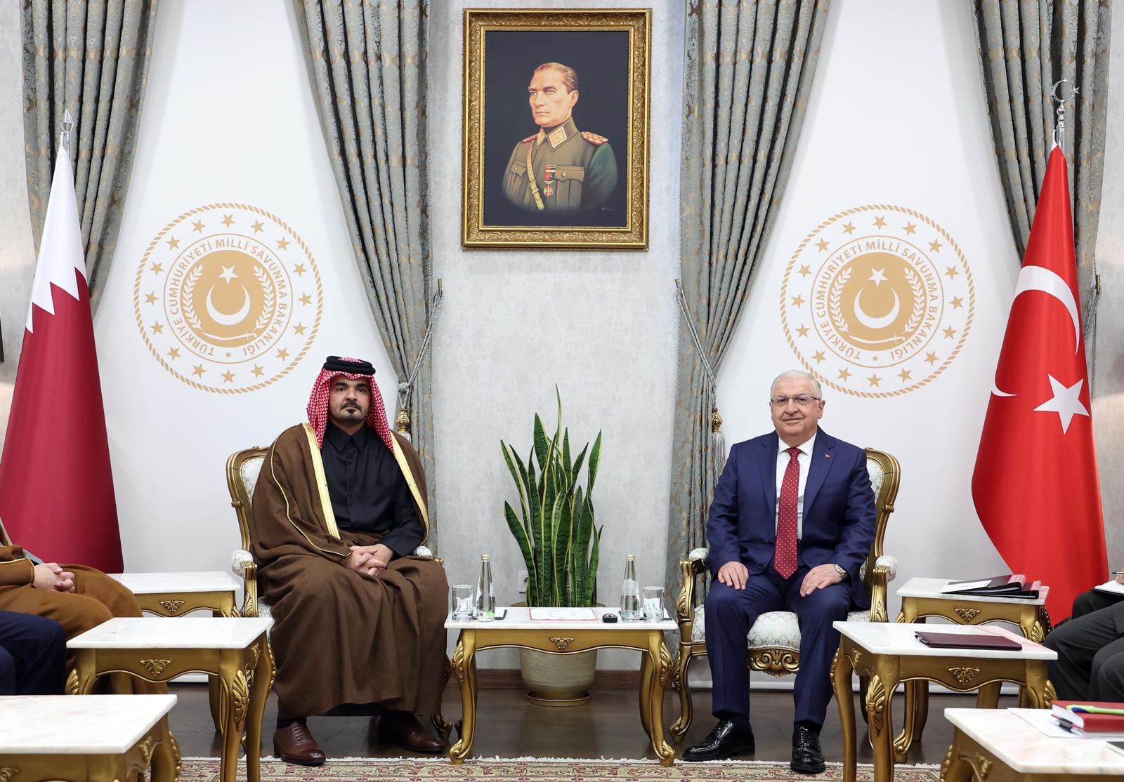 Milli Savunma Bakanı Yaşar Güler Katar Heyeti