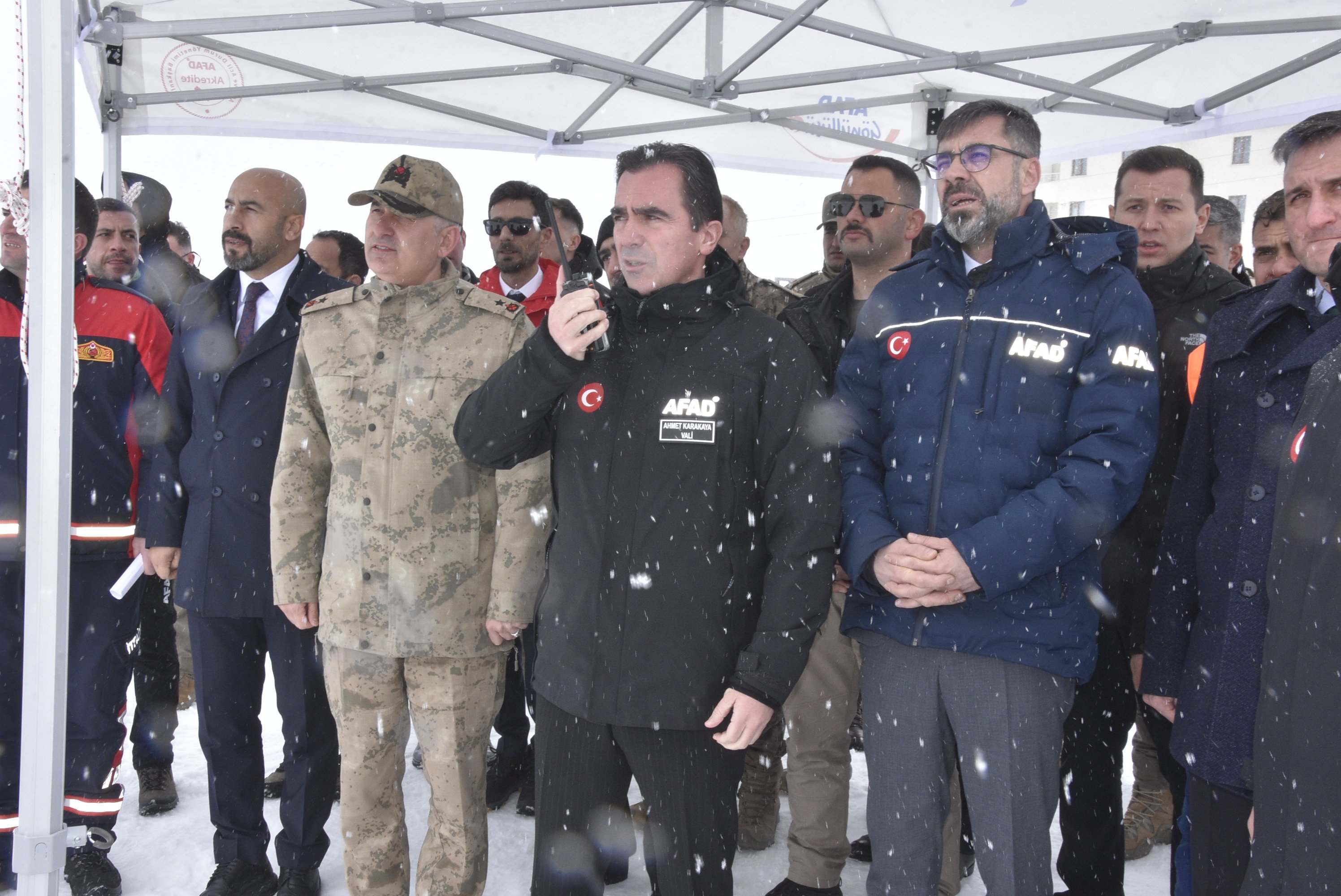 Bitlis Çığ Tatbikatı AFAD Ekipleri