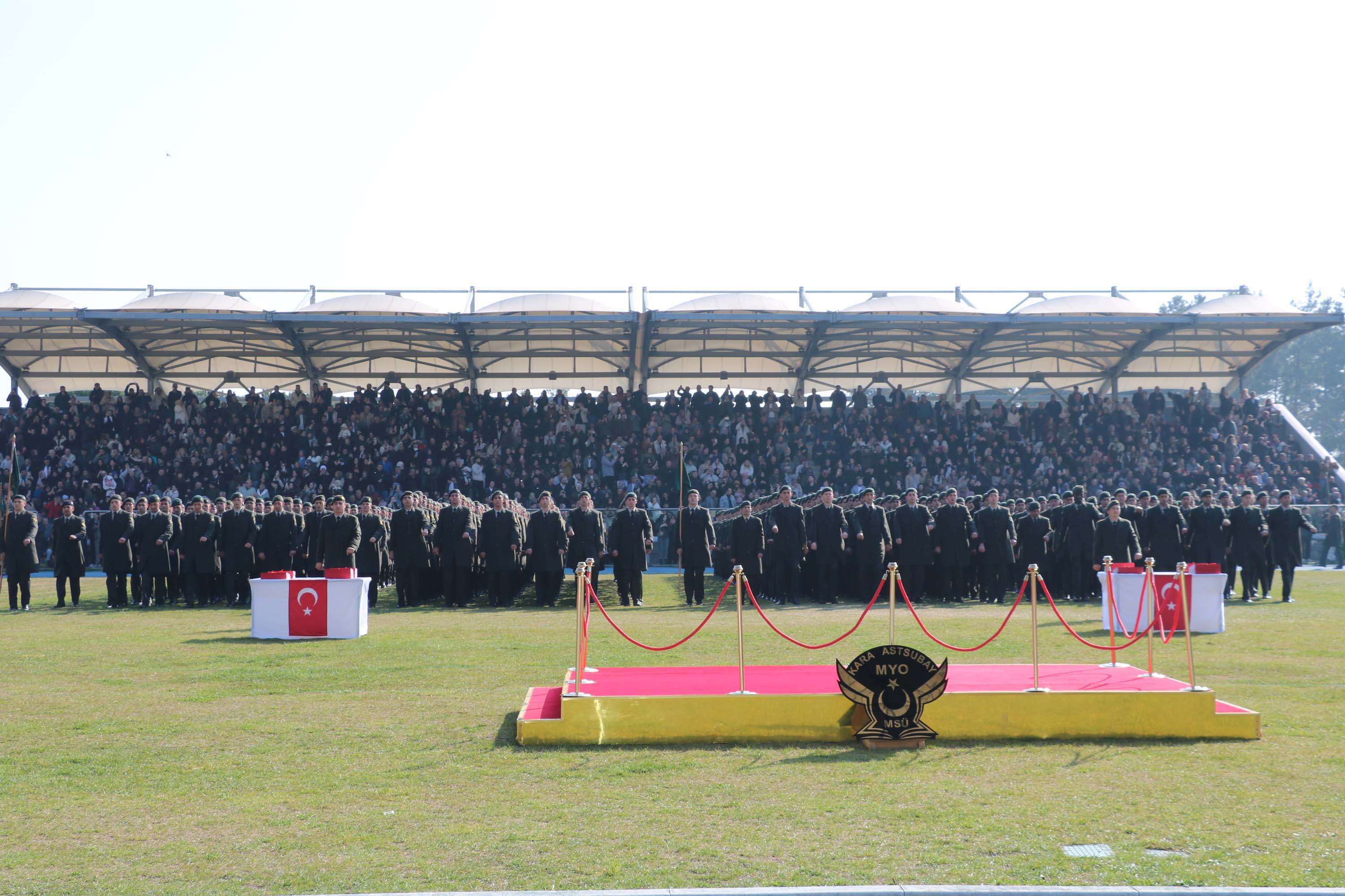MSÜ Kara Astsubay Meslek Yüksekokulu mezuniyet töreni