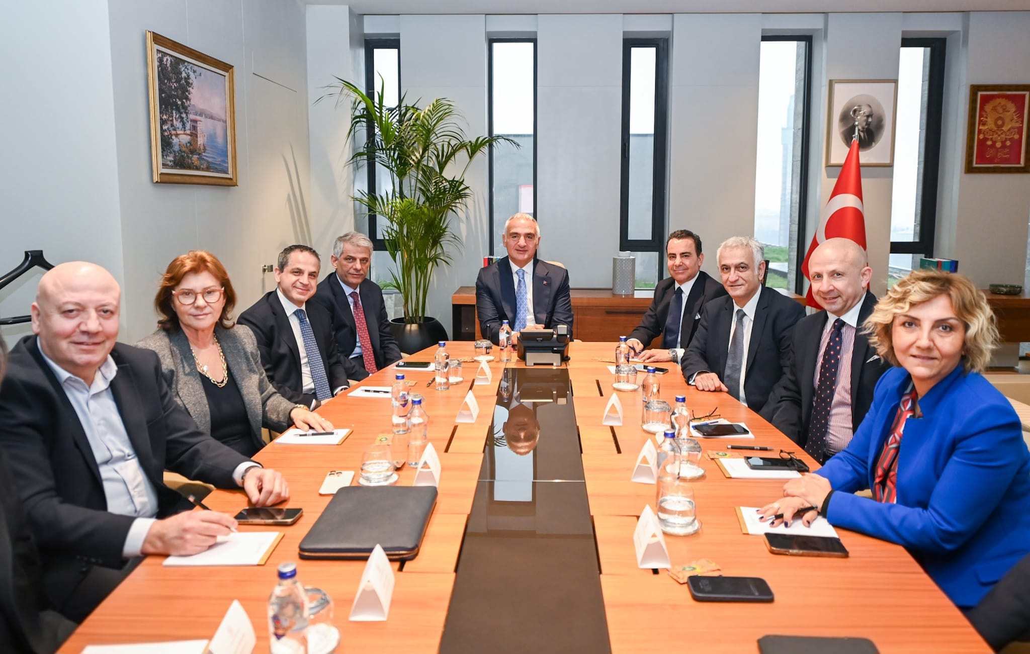 Kültür ve Turizm Bakanı Mehmet Nuri Ersoy TGA toplantısı