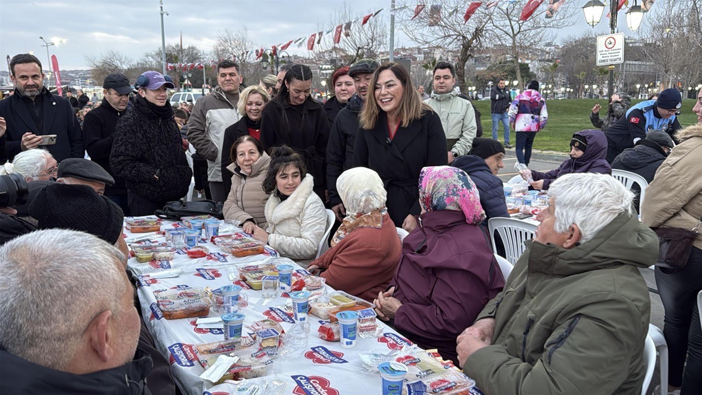 Tekirdağ Belediye Başkanı Candan Yüceer İftarda