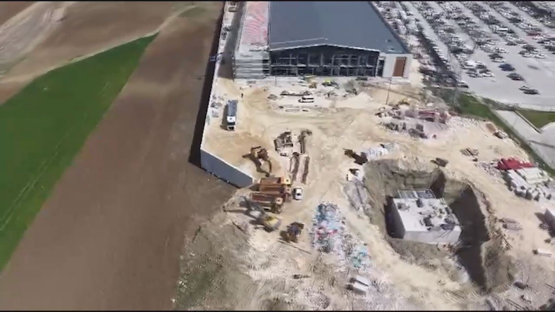 Silivri Duruşma Salonu Havadan Görüntü