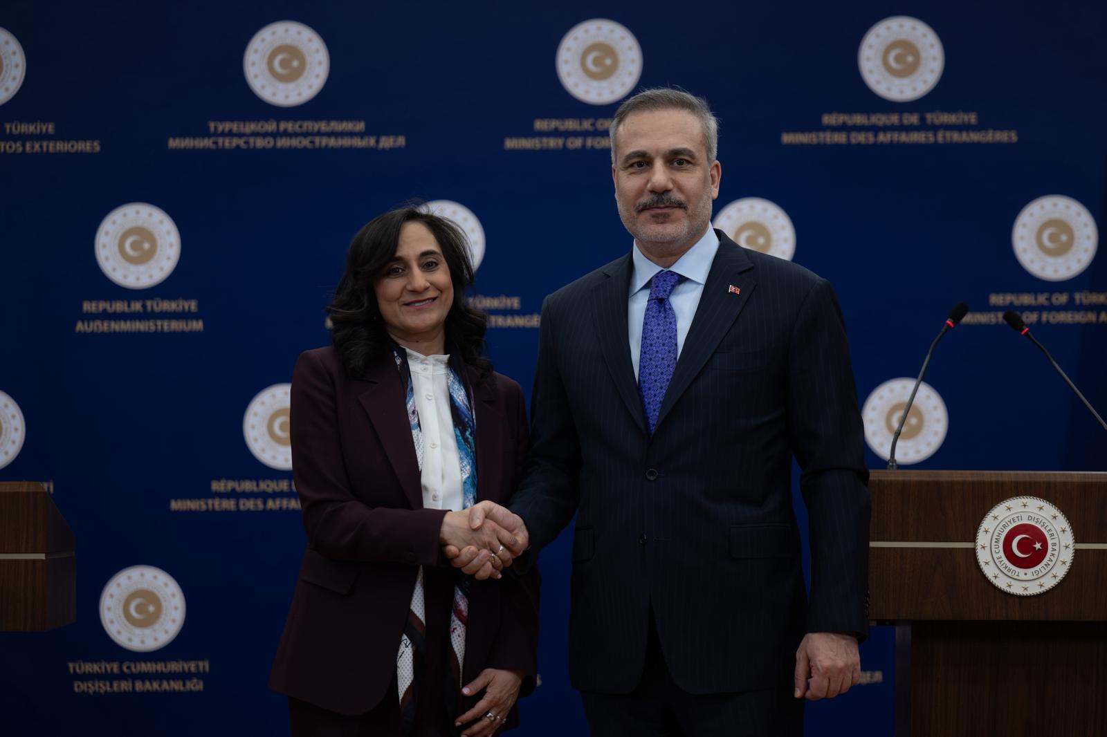 Dışişleri Bakanı Hakan Fidan ve Kanada Dışişleri Bakanı