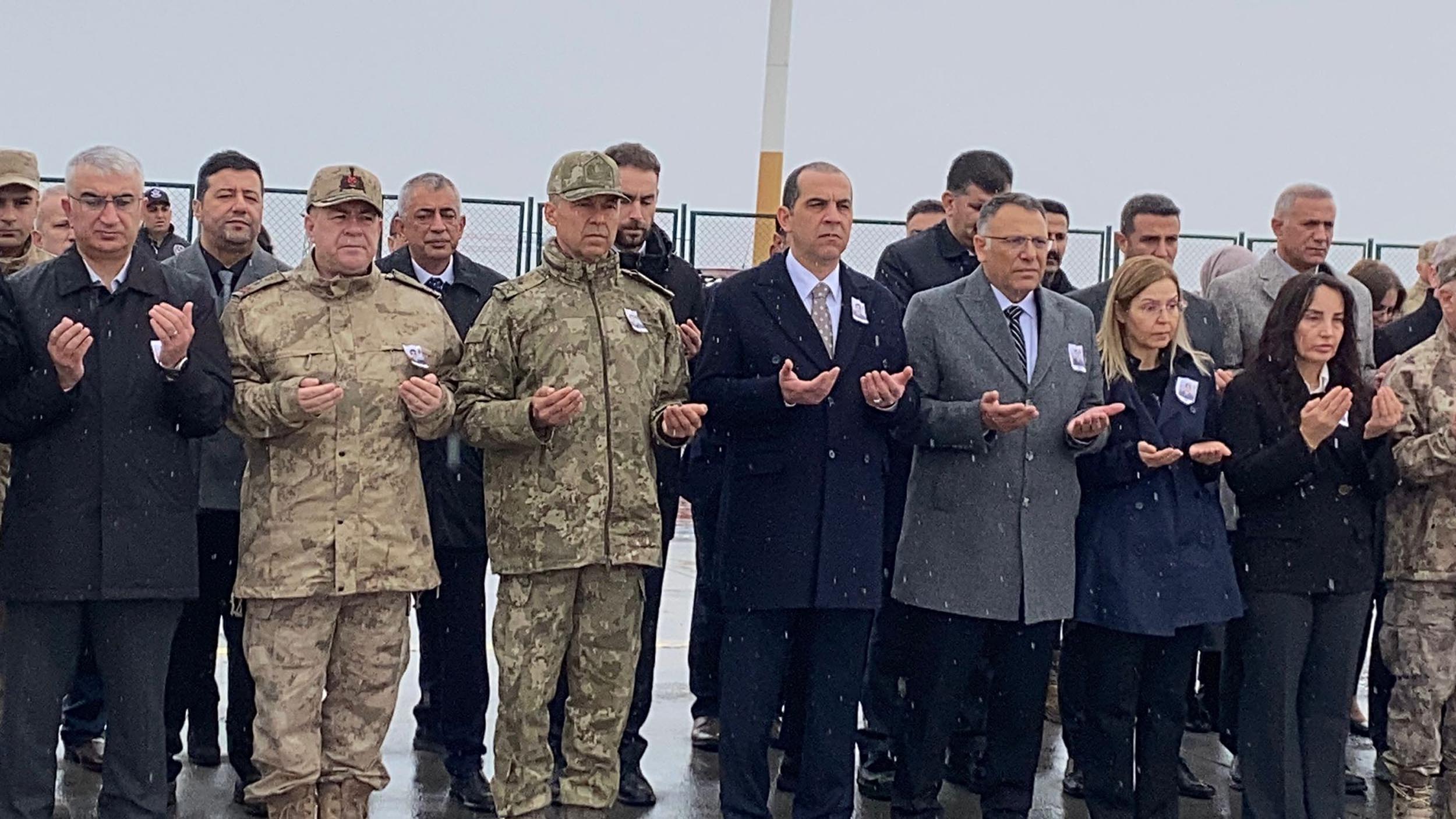 Şehit askerin cenaze töreni