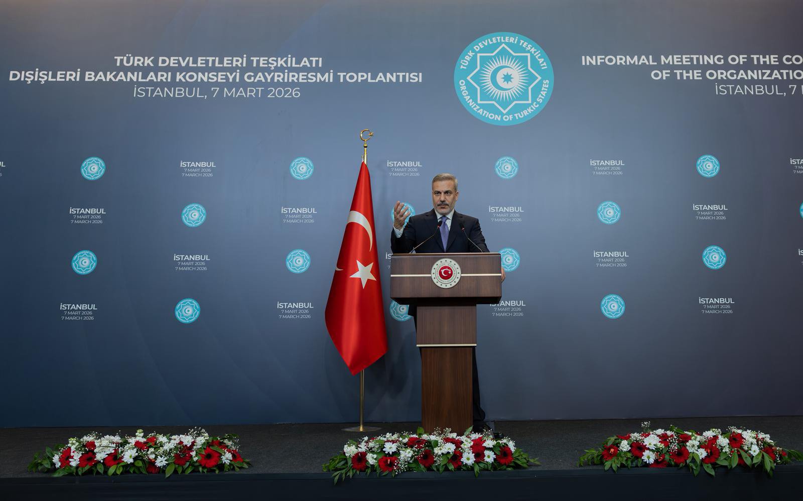 Dışişleri Bakanı Hakan Fidan Türk Devletleri Teşkilatı Toplantısı