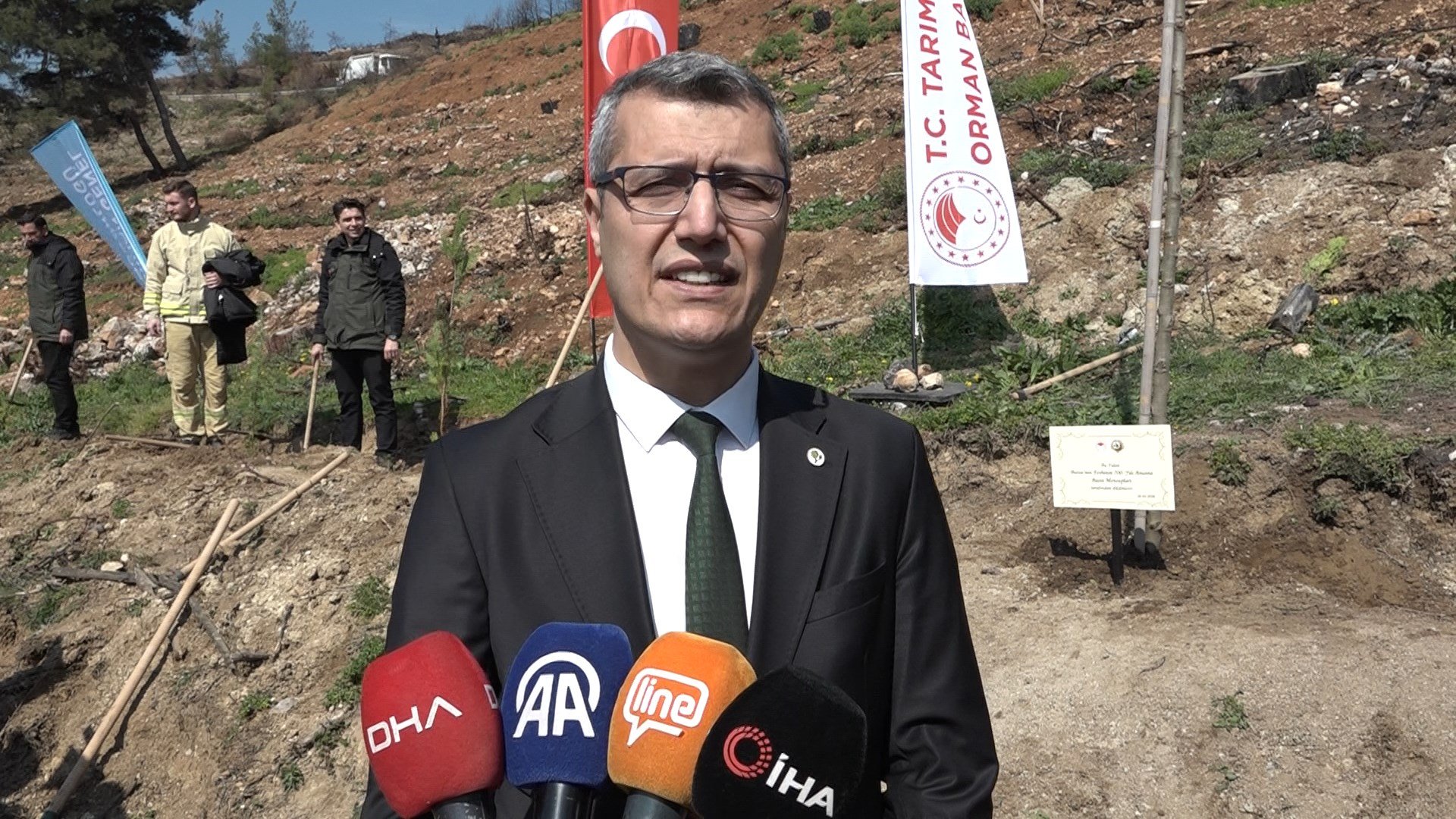 Bursa orman yangını rehabilitasyon çalışması tamamlandı