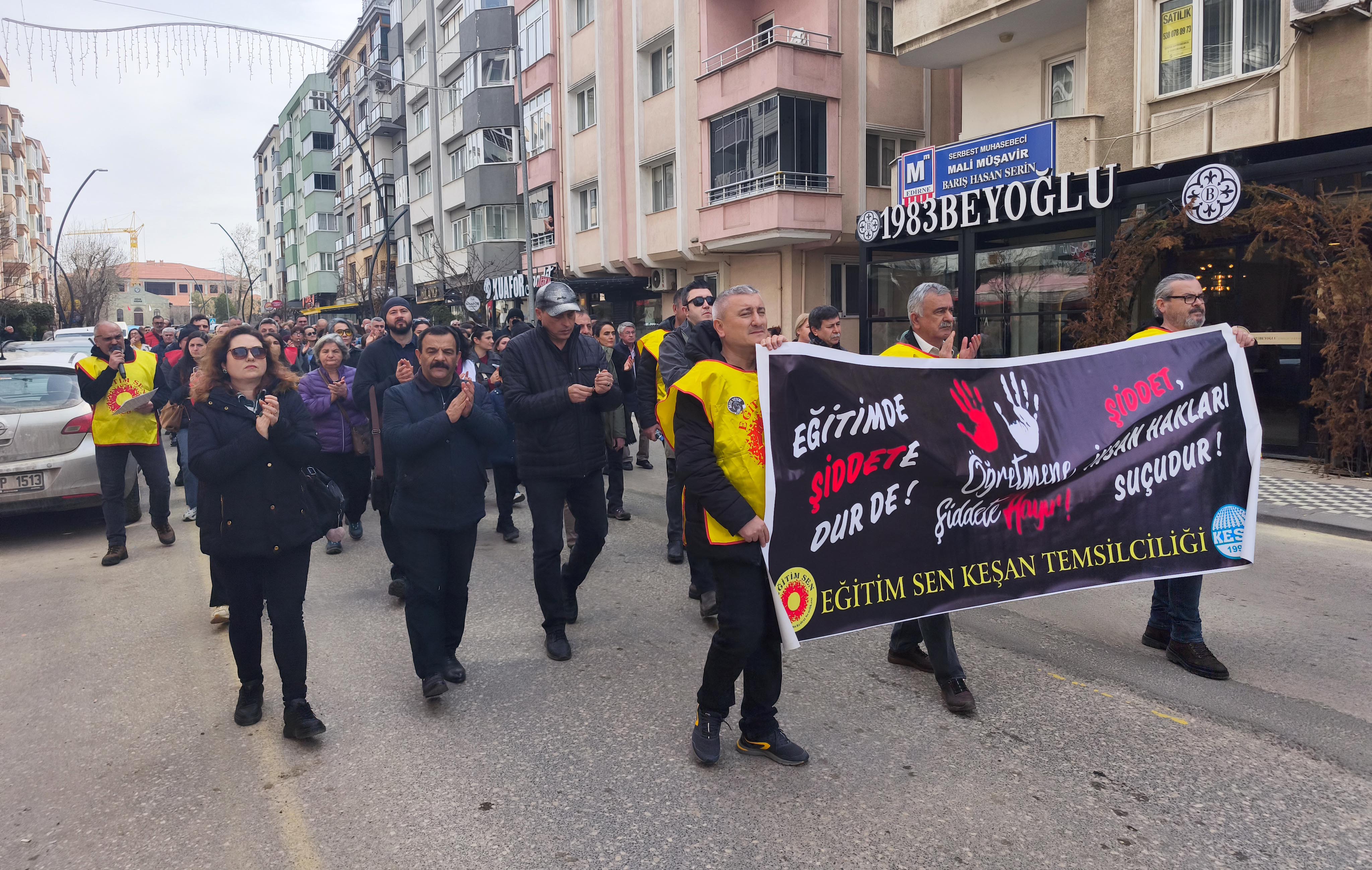 Keşan öğretmen protestosu