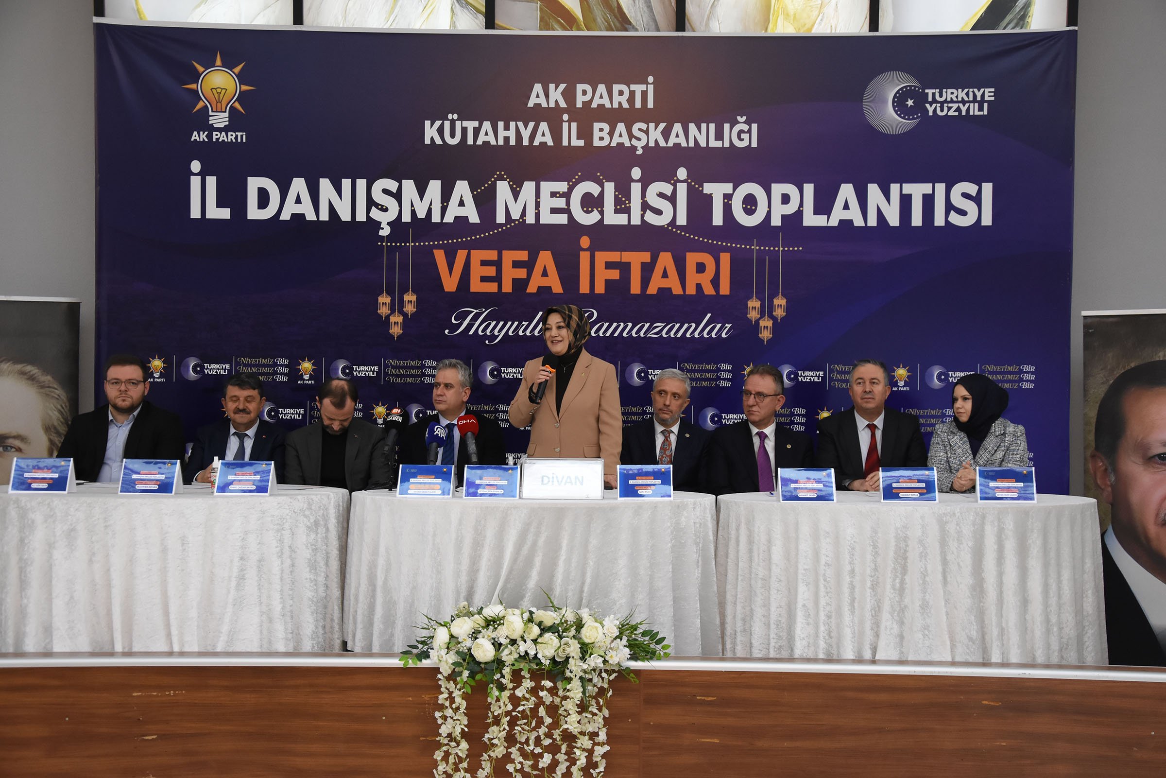 AK Parti Kütahya toplantısından genel görünüm