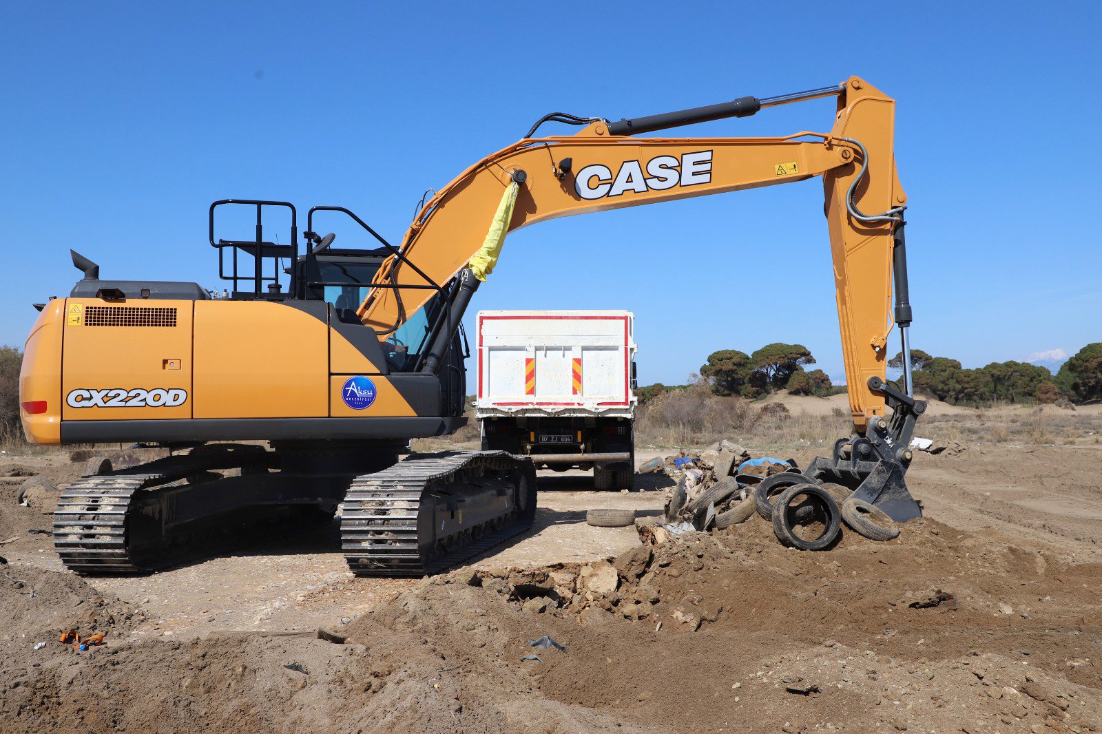 Kumköy sahili havadan görünüm