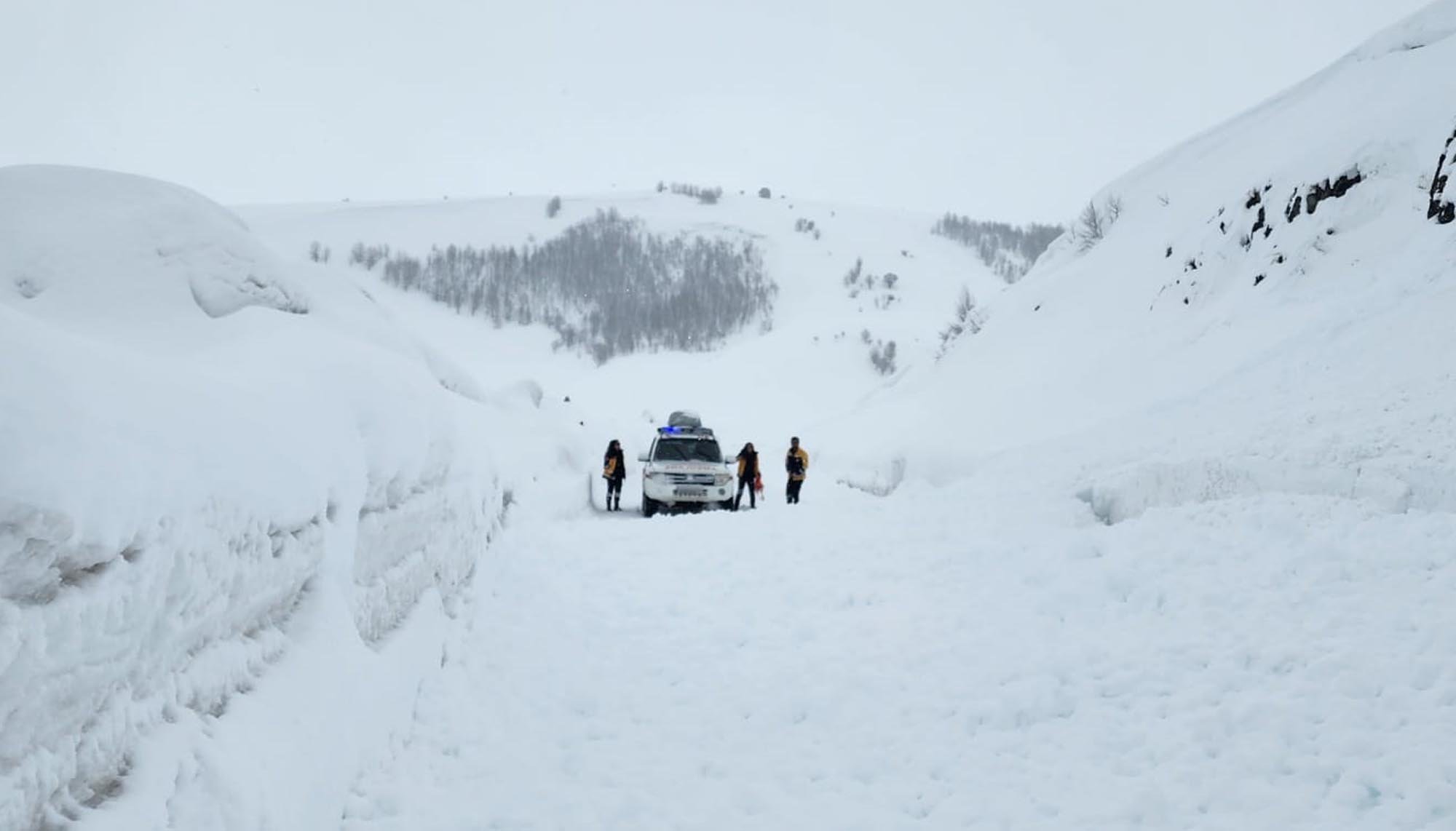 Muş kar yağışı sağlık ekipleri