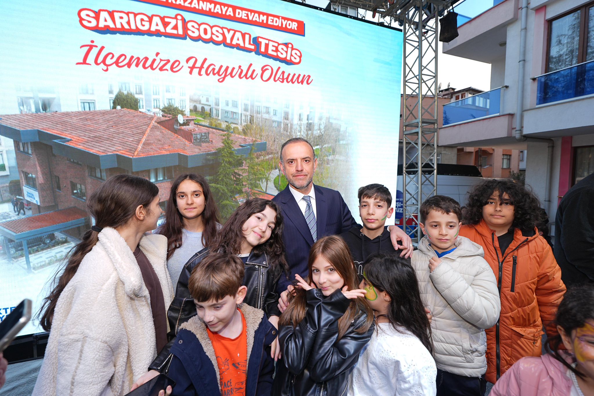 Sarıgazi Sosyal Tesisi Açılışında Vatandaşlar