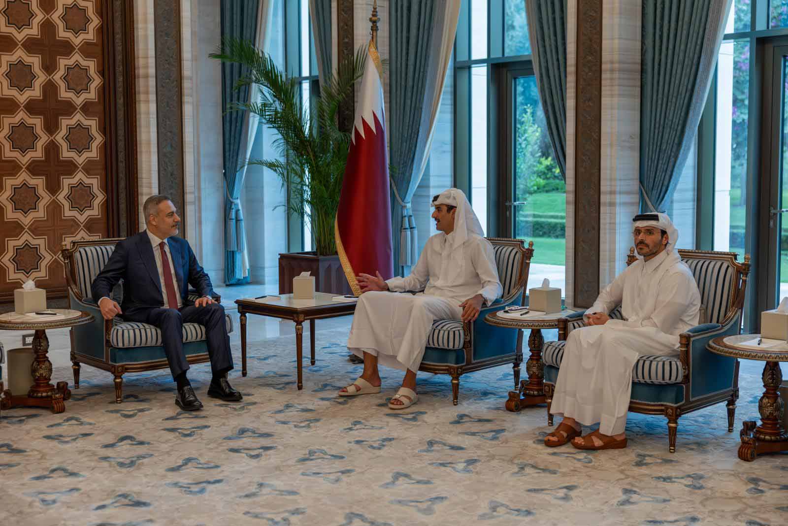 Dışişleri Bakanı Hakan Fidan Katar Emiri Al Sani