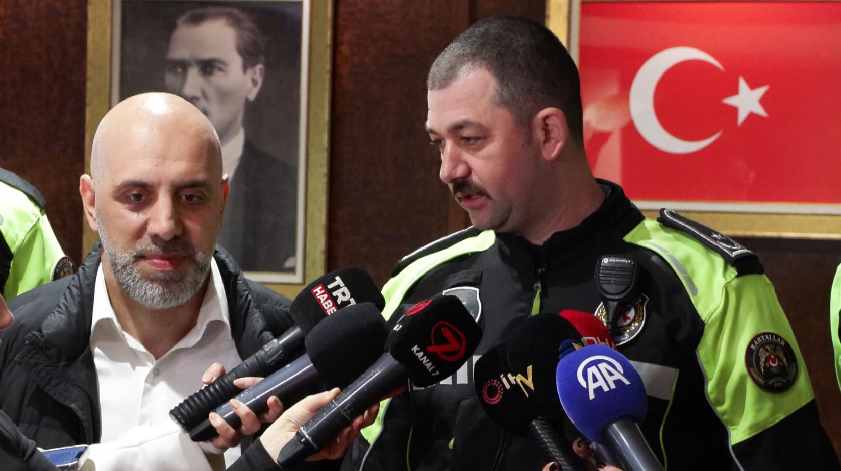 Zabıta memurları Mustafa Korkmaz ve Ramazan Küp