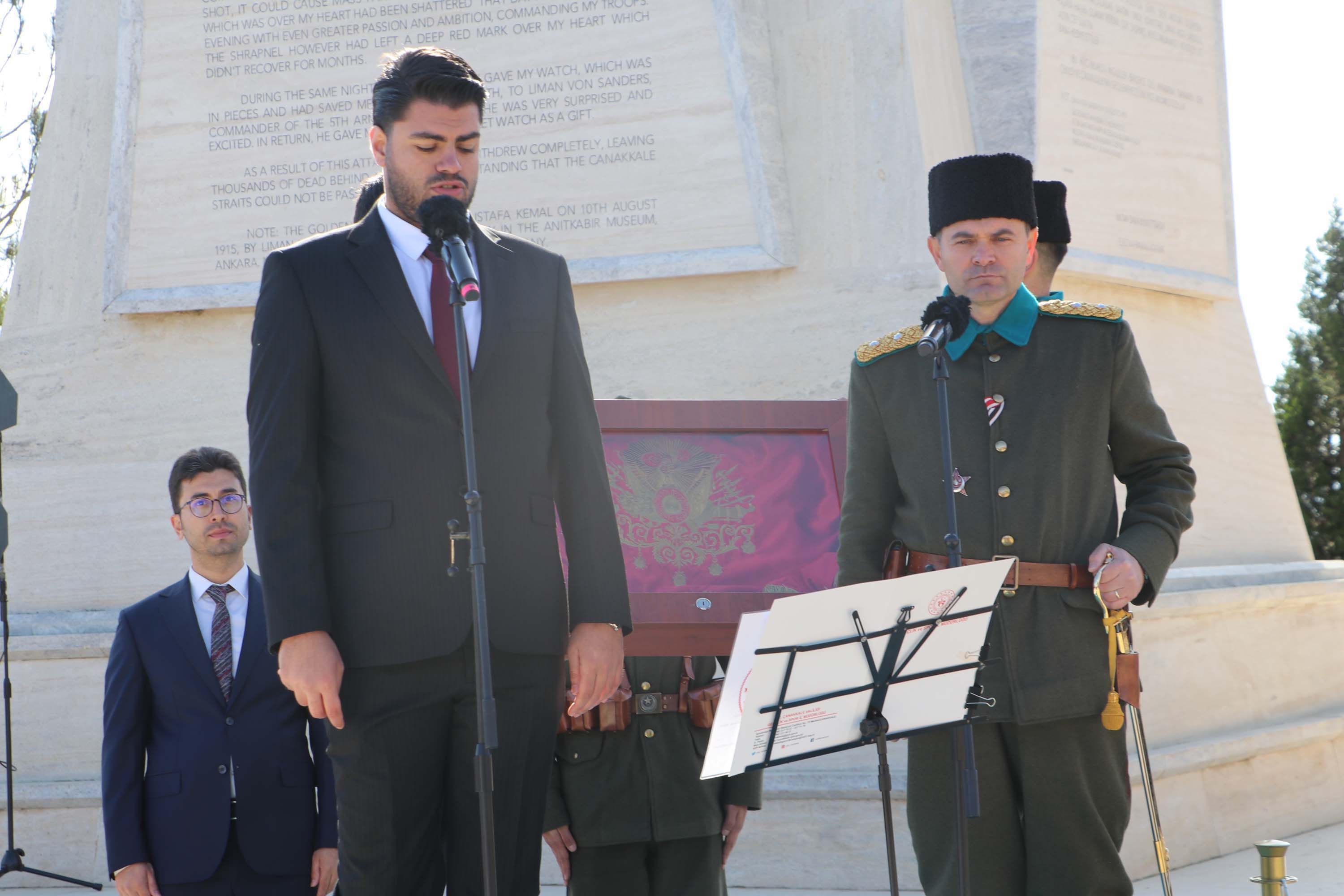 Anzak askerler Şafak Ayini anma Gelibolu