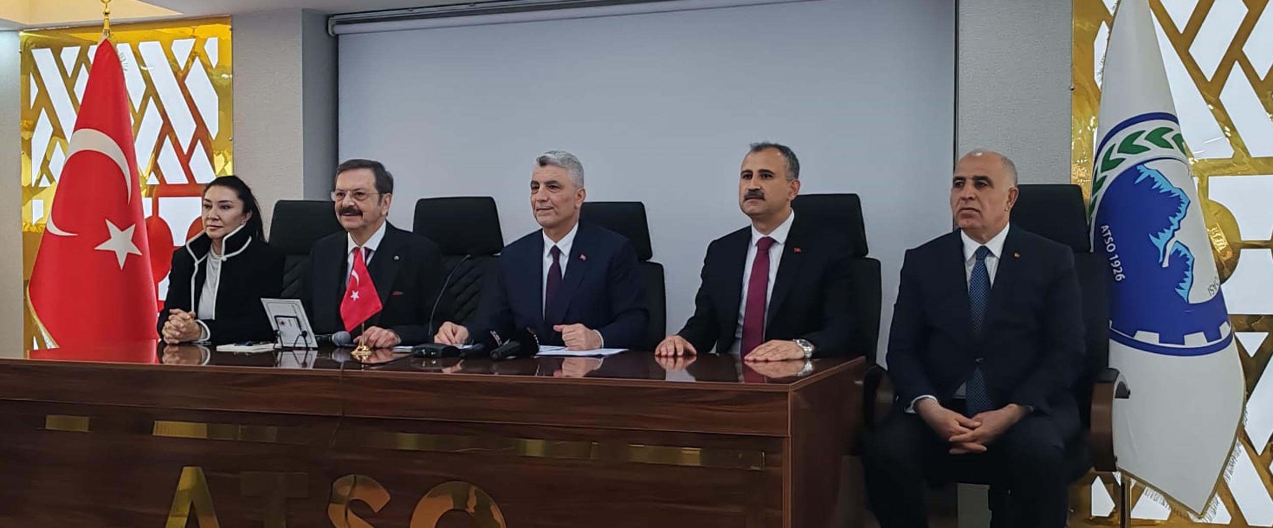 Ticaret Bakanı Ömer Bolat Gürbulak Gümrük Kapısı açılışında