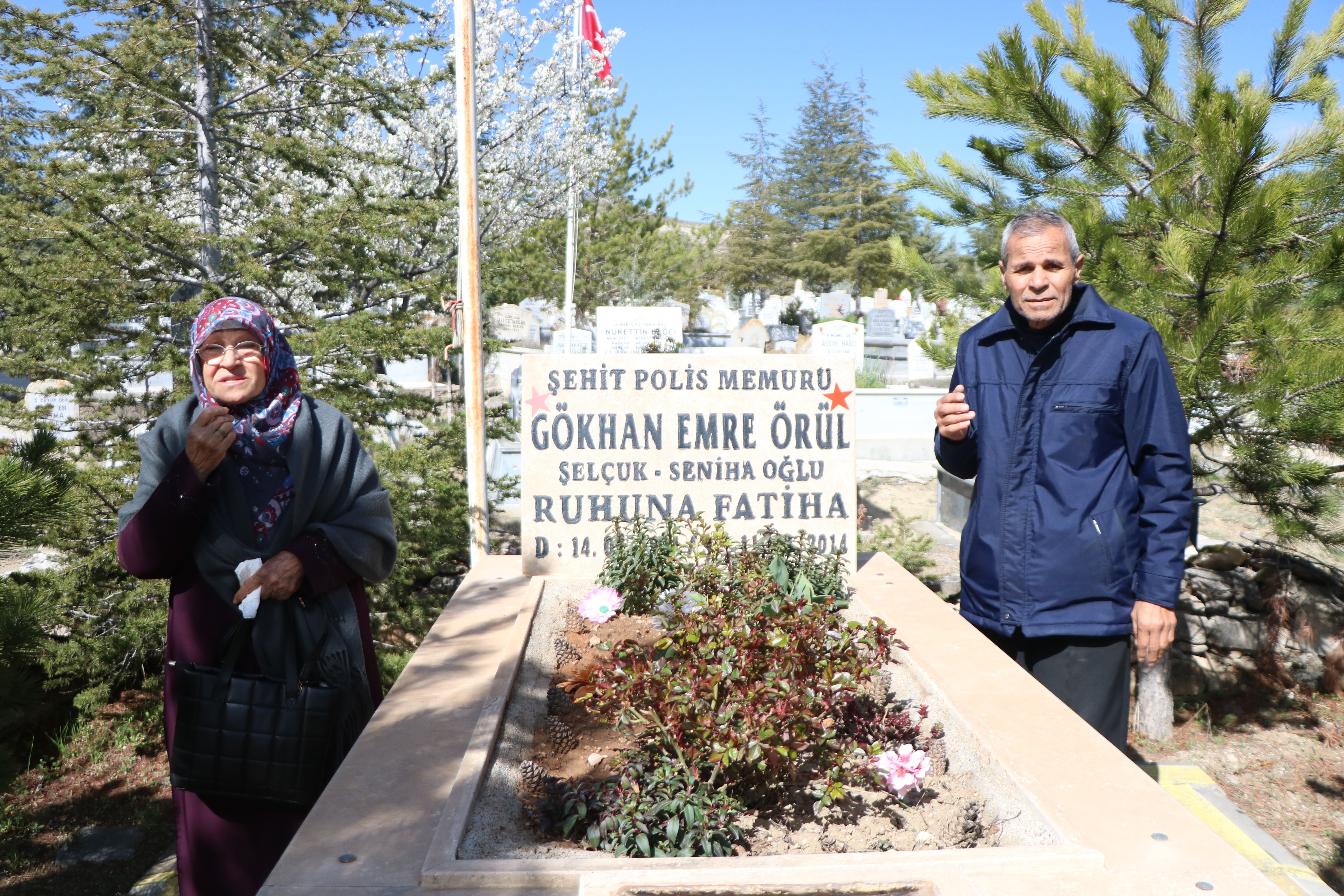 İçişleri Bakanı Mustafa Çiftçi Şehit Kabri