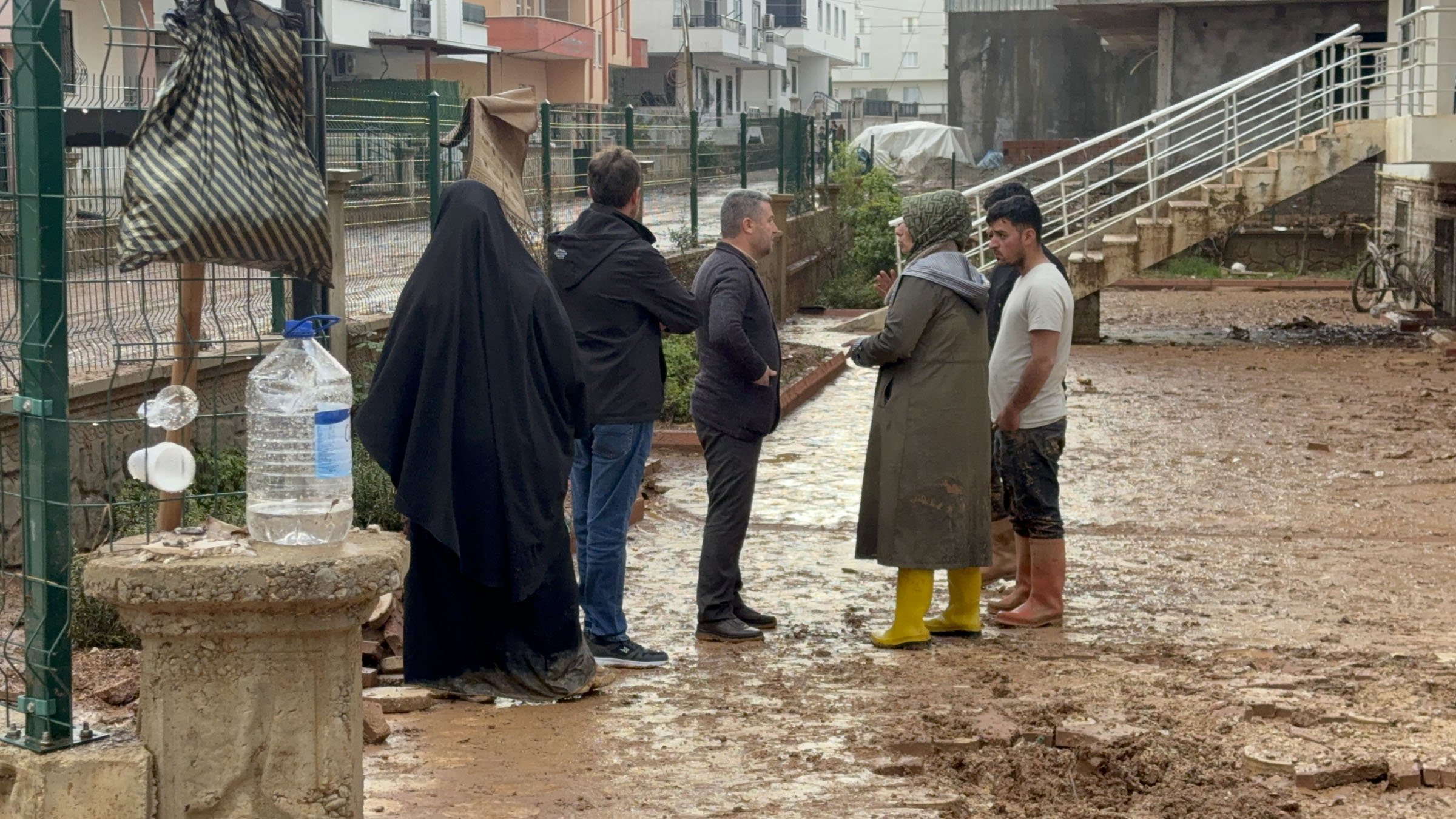 Midyat sel sonrası temizlik
