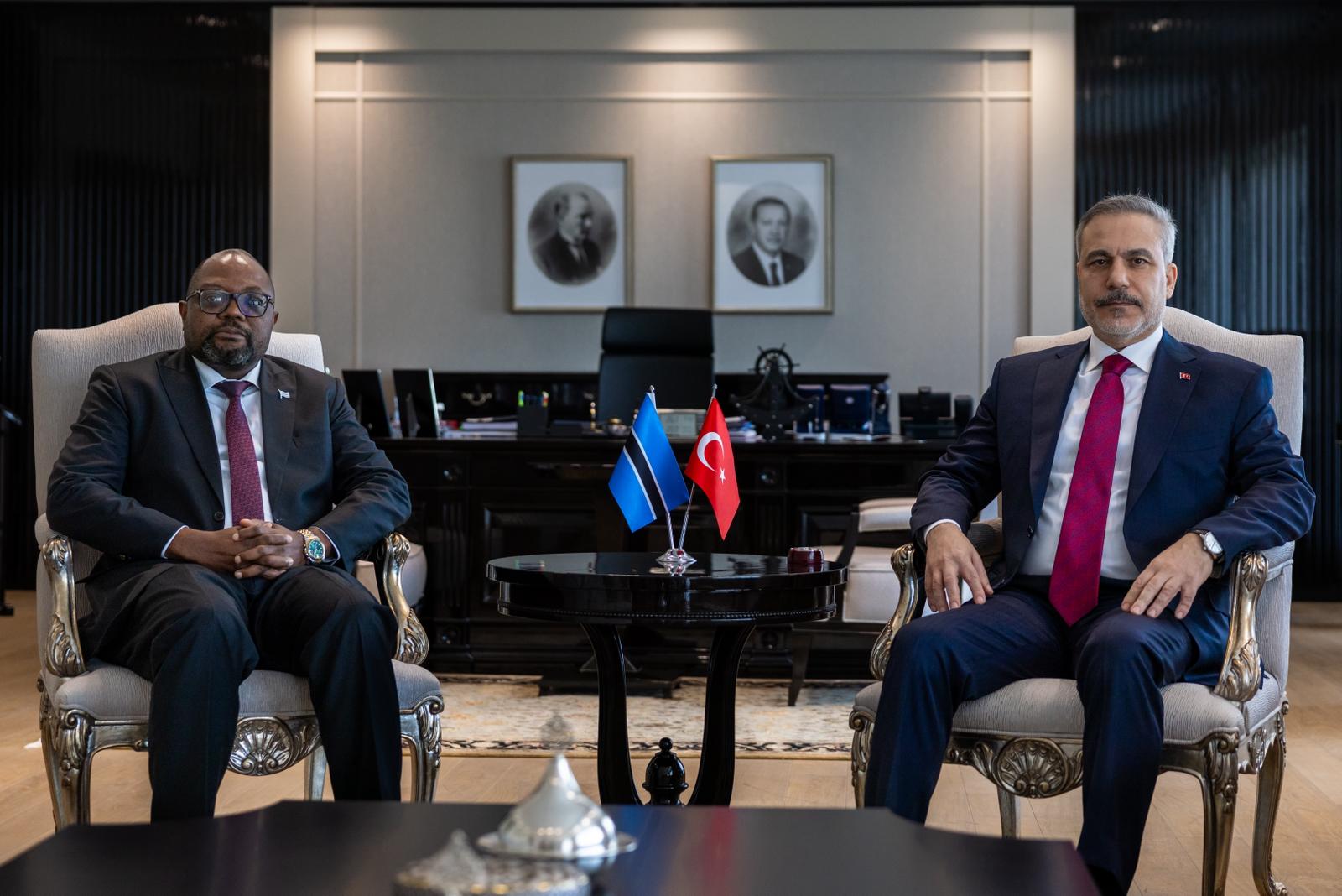 Dışişleri Bakanı Hakan Fidan Botsvana görüşmesi