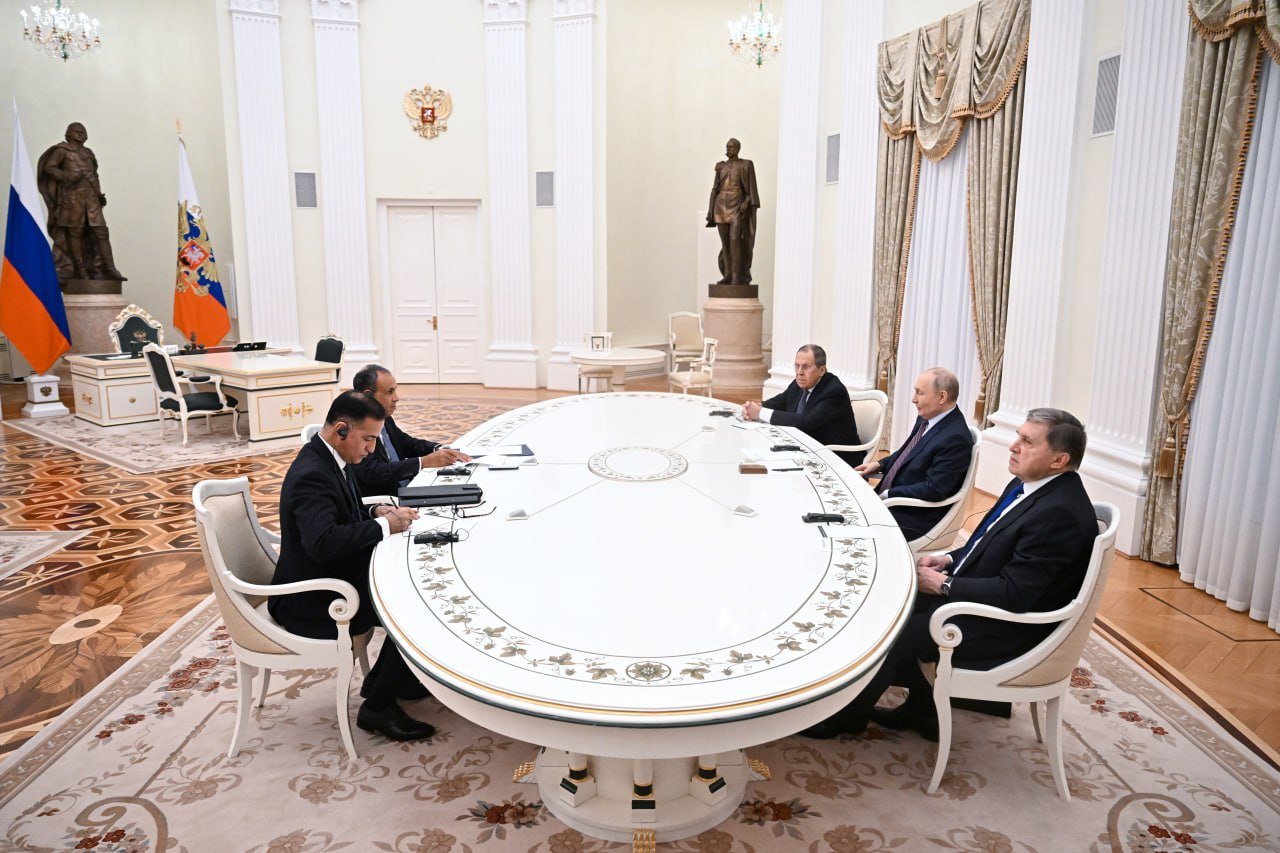 Vladimir Putin Bedir Abdulati görüşmesi