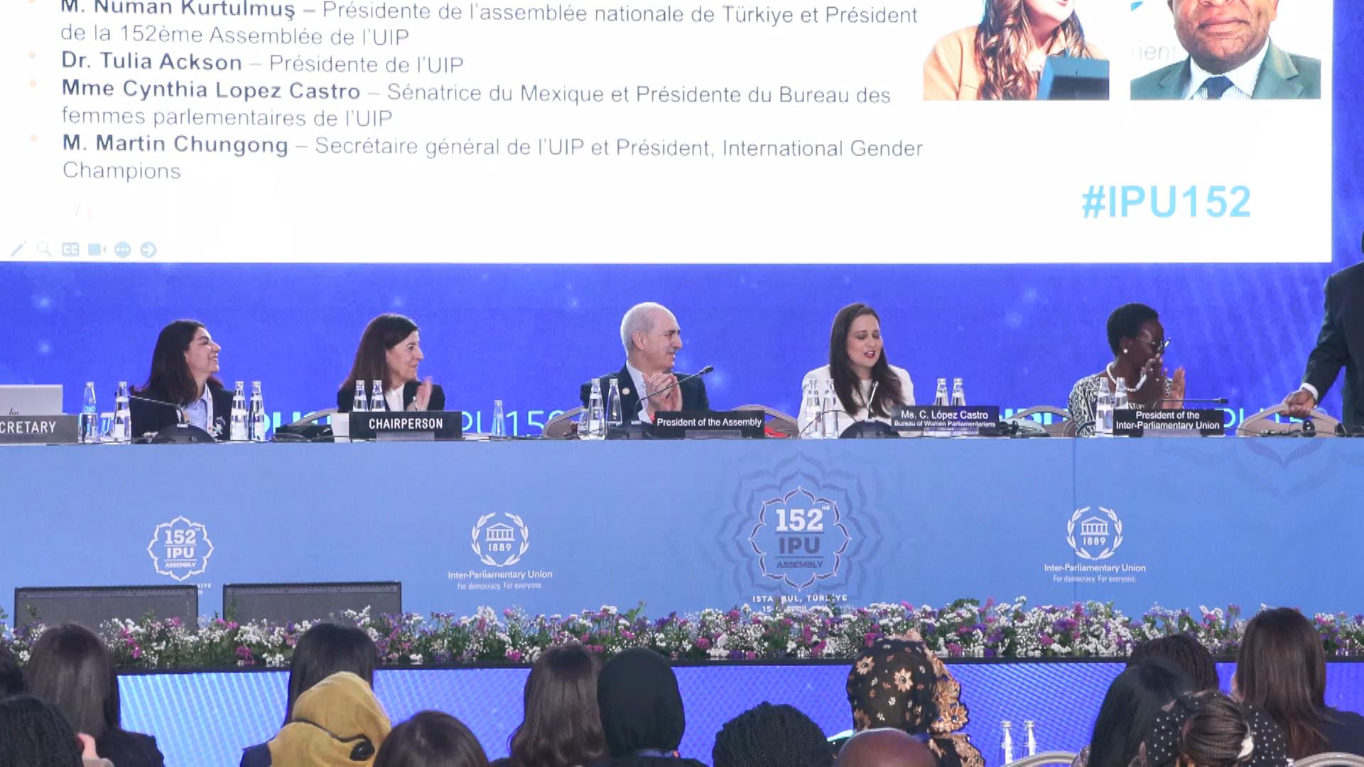 Numan Kurtulmuş Kadın Parlamenterler Forumu konuşması