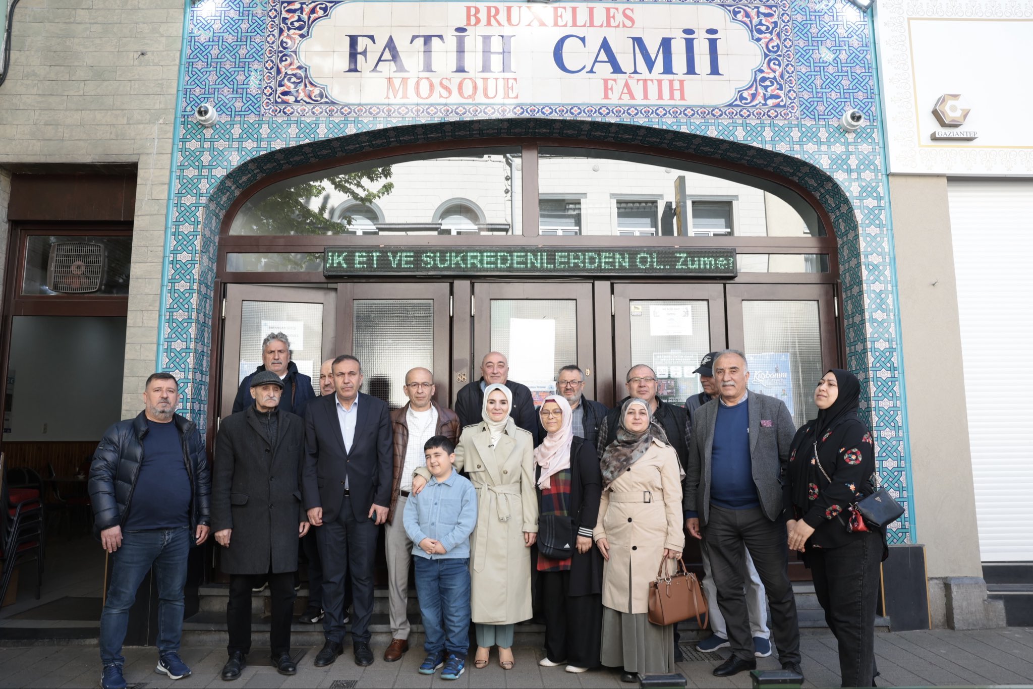 Mahinur Özdemir Göktaş Brüksel esnaf ziyareti