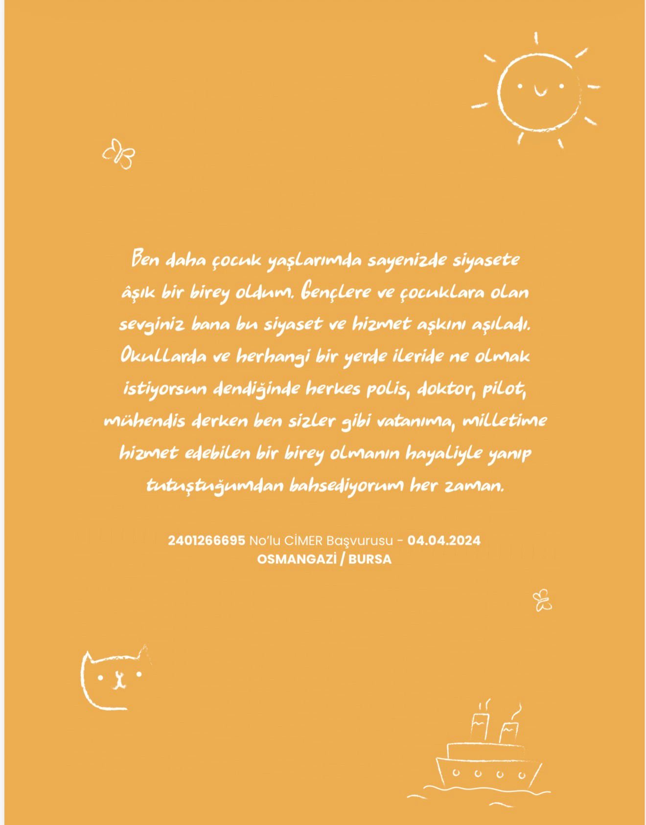 CİMER başvurusu çocuklar