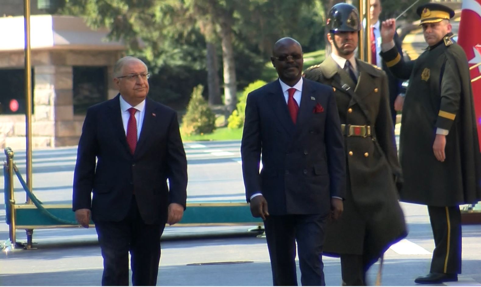 Yaşar Güler Guy Kabombo Muadiamvita heyetler arası görüşme Türkiye Kongo Demokratik Cumhuriyeti