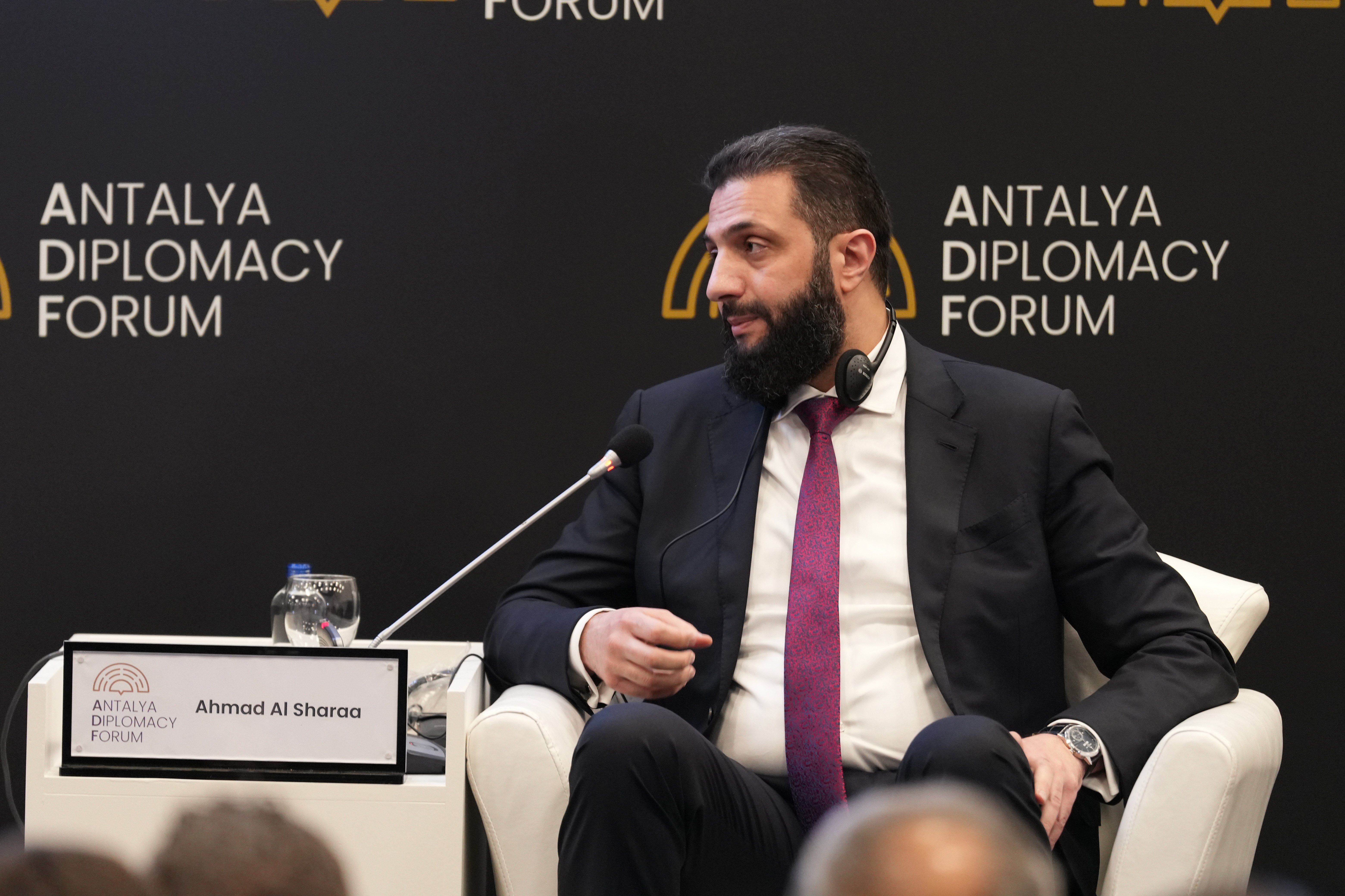 Ahmed Şara Antalya Diplomasi Forumu