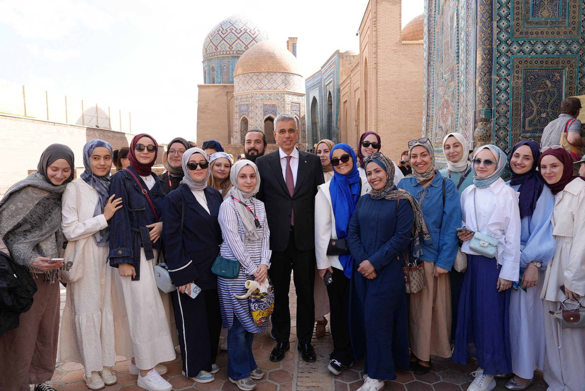 Şah-ı Zinde Nekropolü manzarası