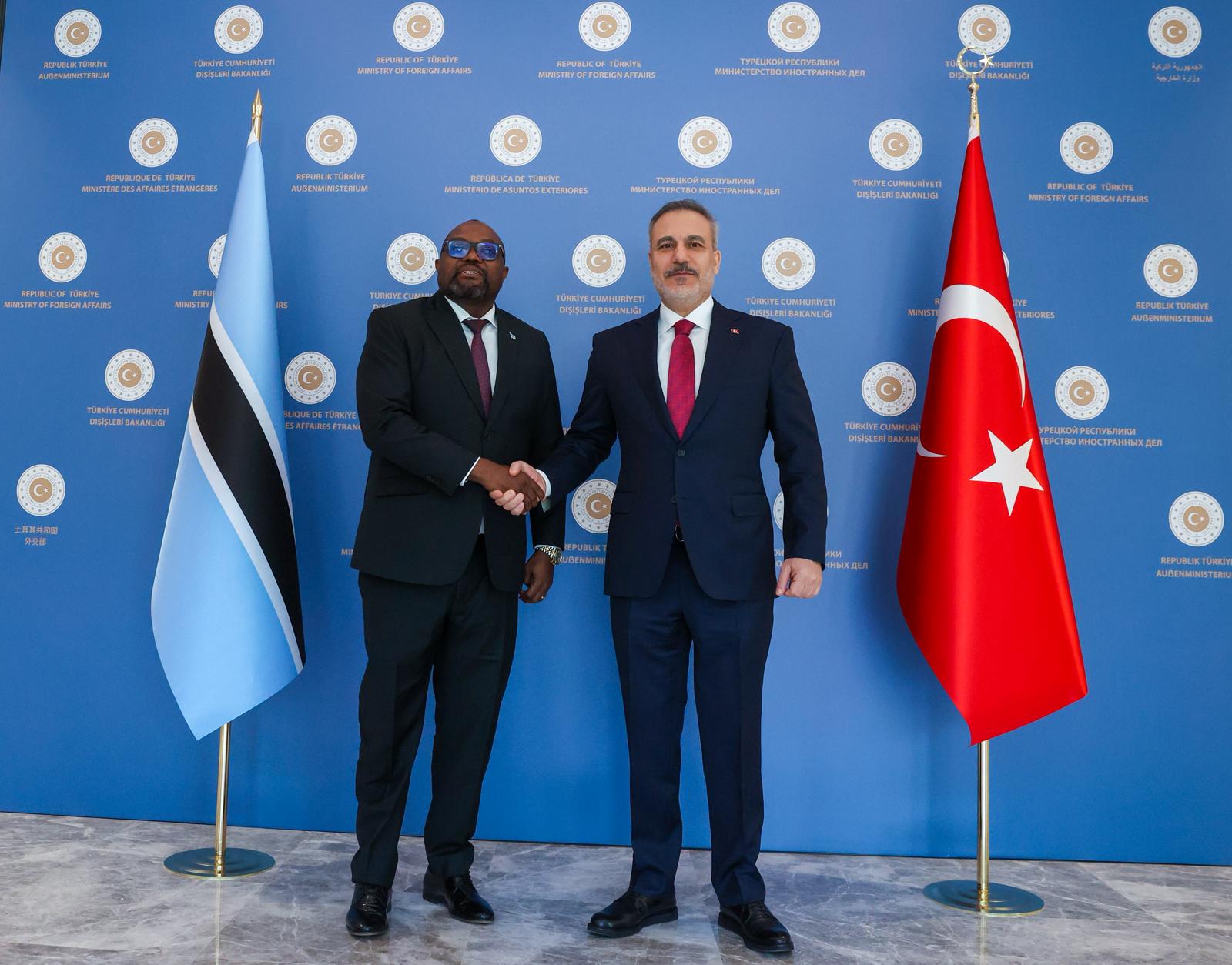 Hakan Fidan Botsvana Bakanı Phenyo Butale görüşmesi