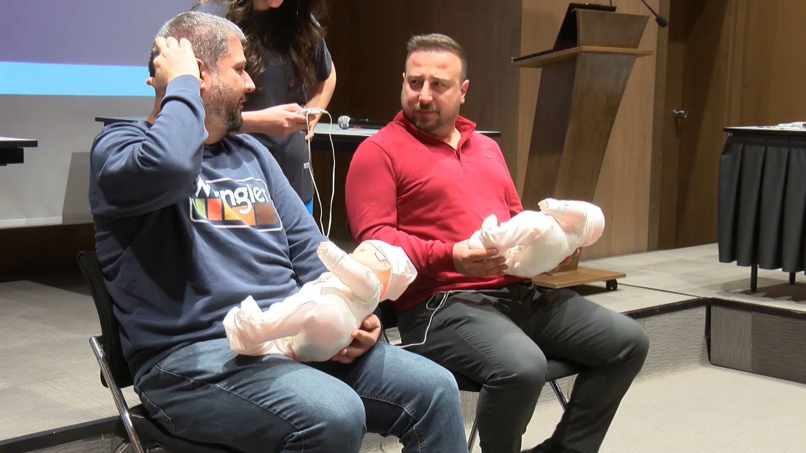 Gebe okuluna katılan çiftler