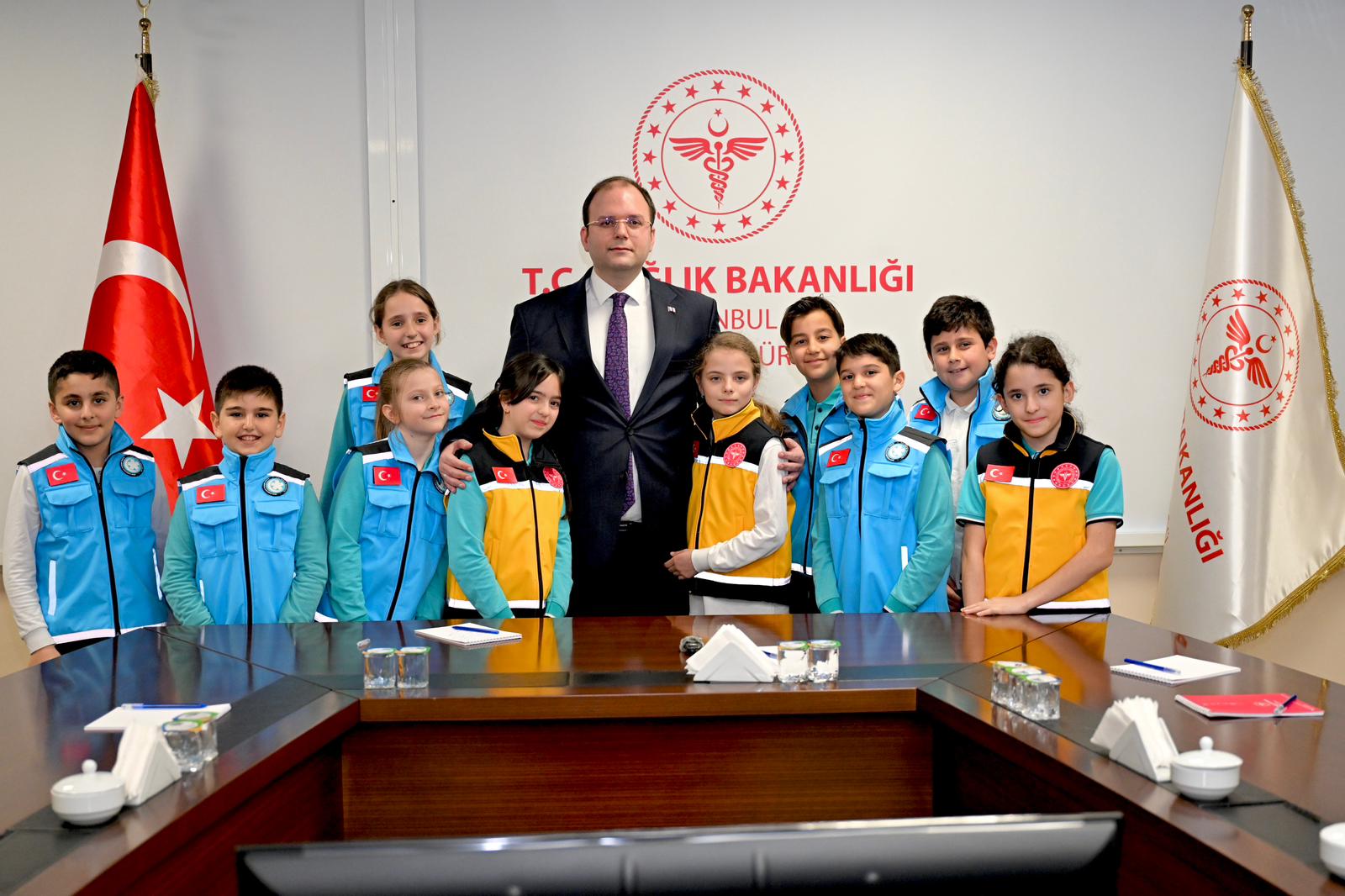 Öğrenciler İl Sağlık Müdürlüğünde