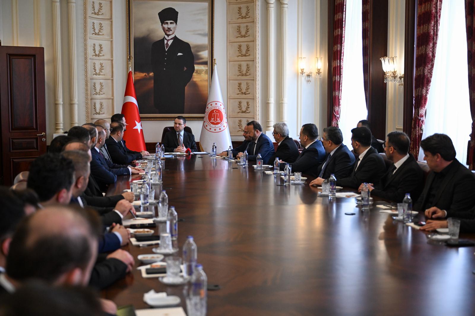 Adalet Bakanı Akın Gürlek Nevşehirli iş adamlarıyla görüşüyor