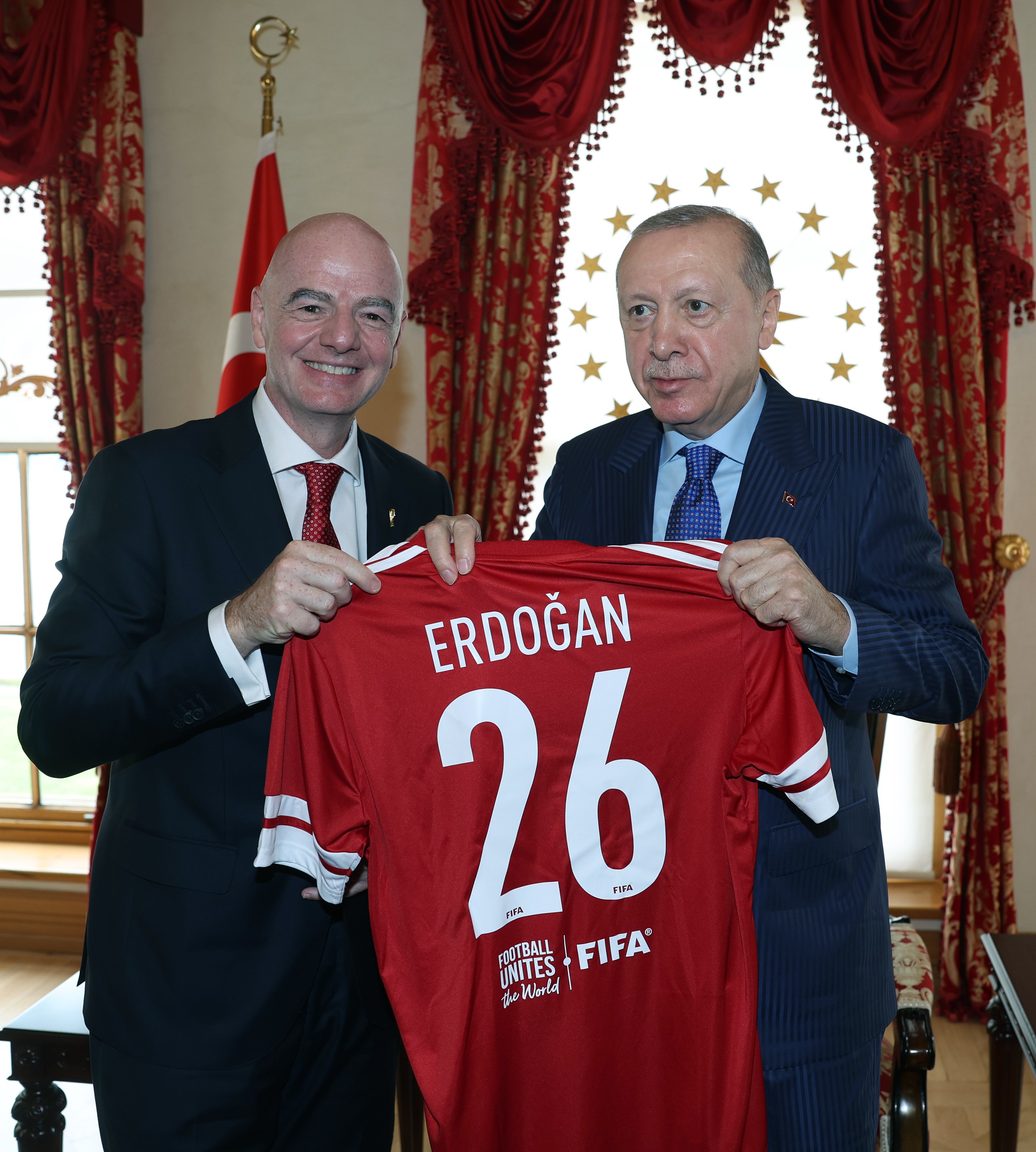 Cumhurbaşkanı Erdoğan ve Infantino görüşmesi