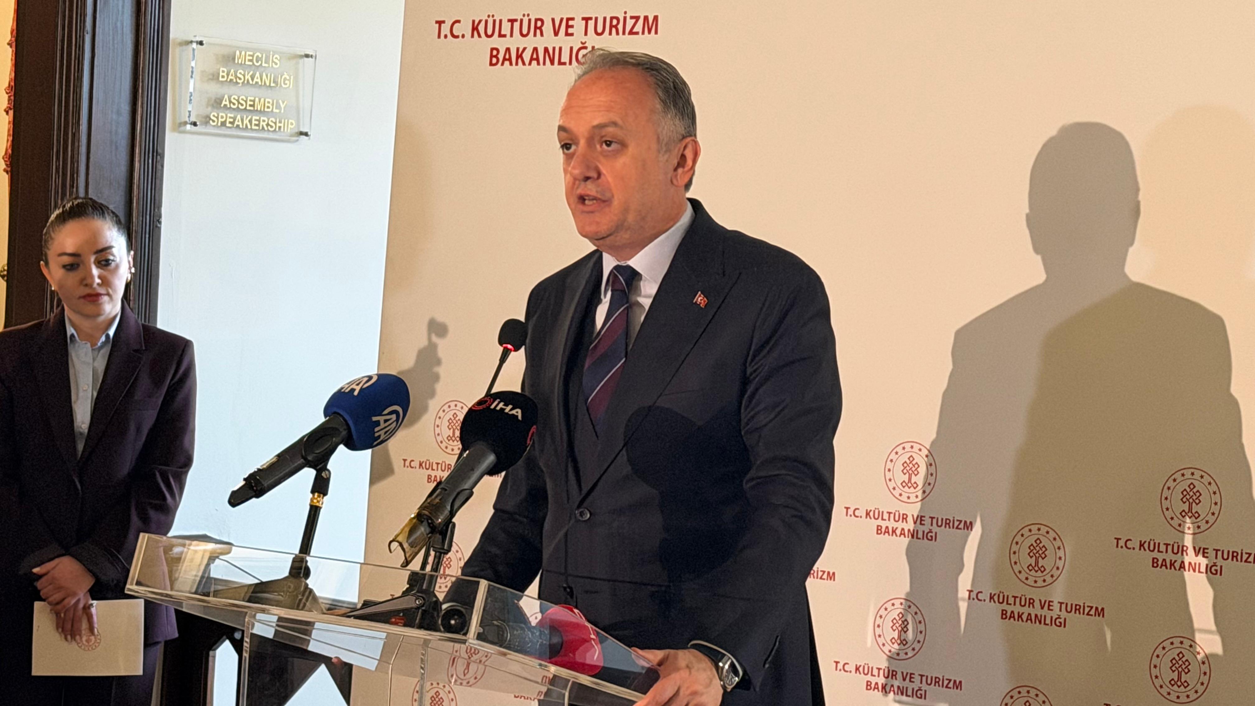 Kültür ve Turizm Bakan Yardımcısı Gökhan Yazgı Etiyopya Büyükelçisi Adem Mohamed Mahmud ile