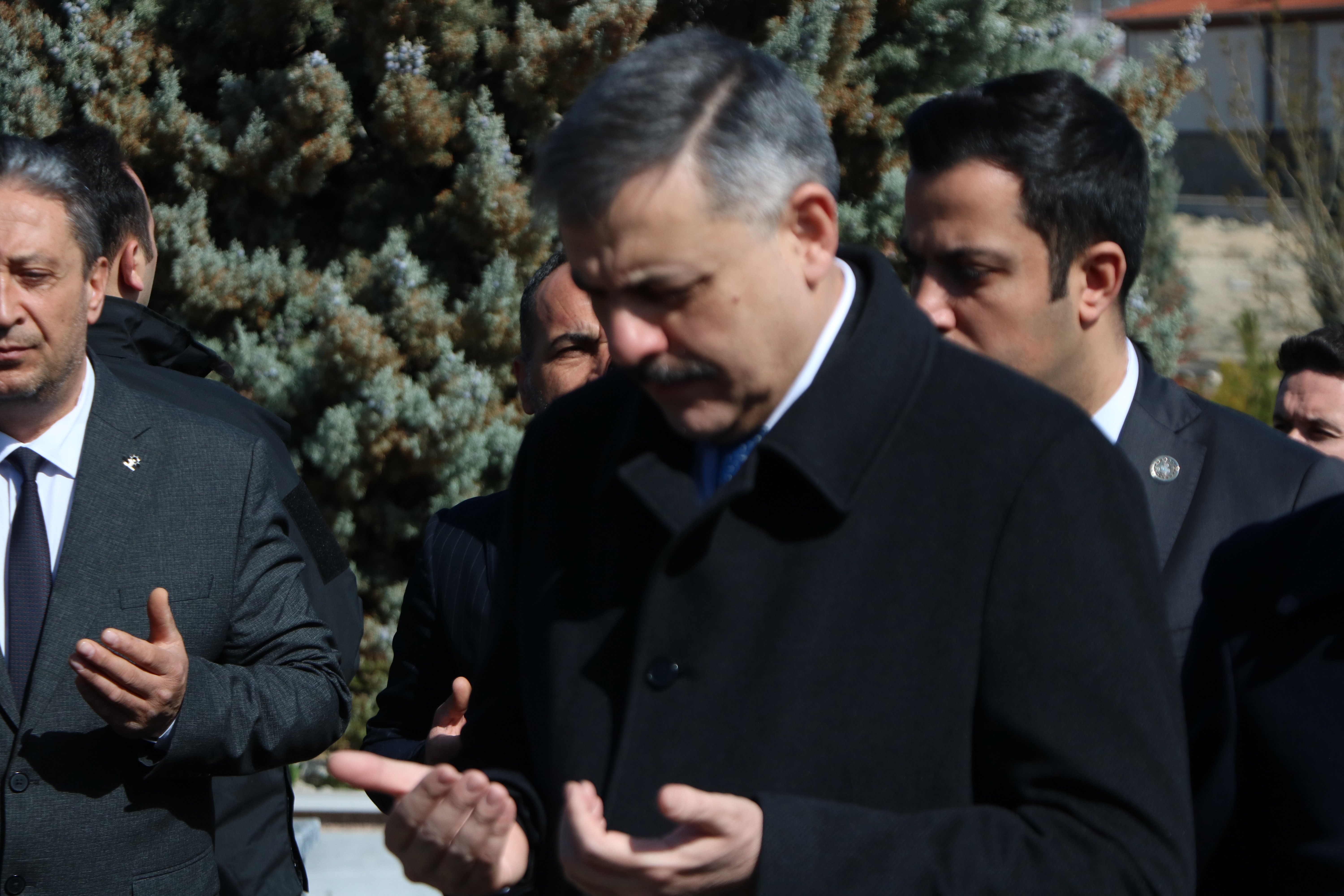 İçişleri Bakanı Mustafa Çiftçi Kabir Ziyareti