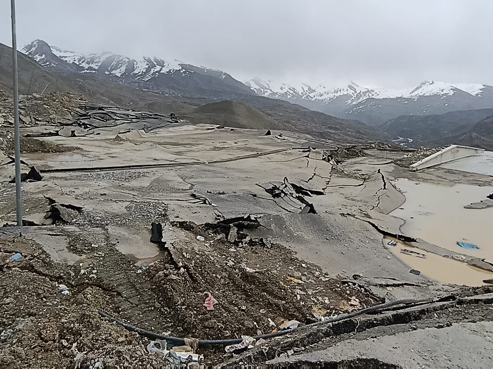 Hakkari Katı Atık Tesisi Heyelan Riski